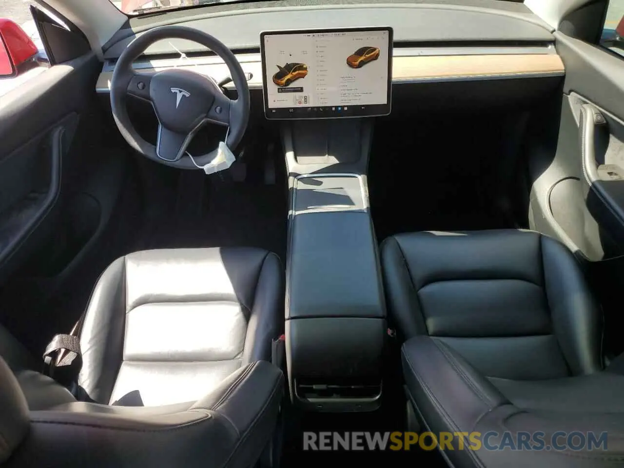 8 Photograph of a damaged car 5YJYGDEE0MF217761 TESLA MODEL Y 2021