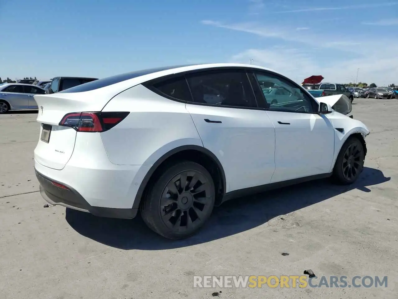 3 Photograph of a damaged car 5YJYGDEE0MF218697 TESLA MODEL Y 2021
