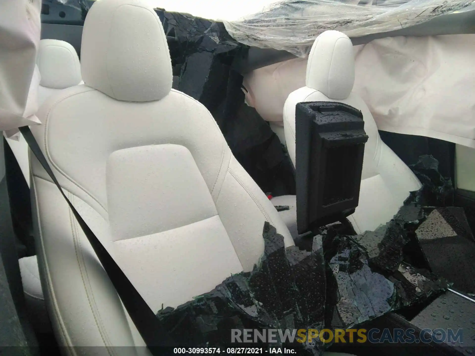 8 Photograph of a damaged car 5YJYGDEE0MF224306 TESLA MODEL Y 2021