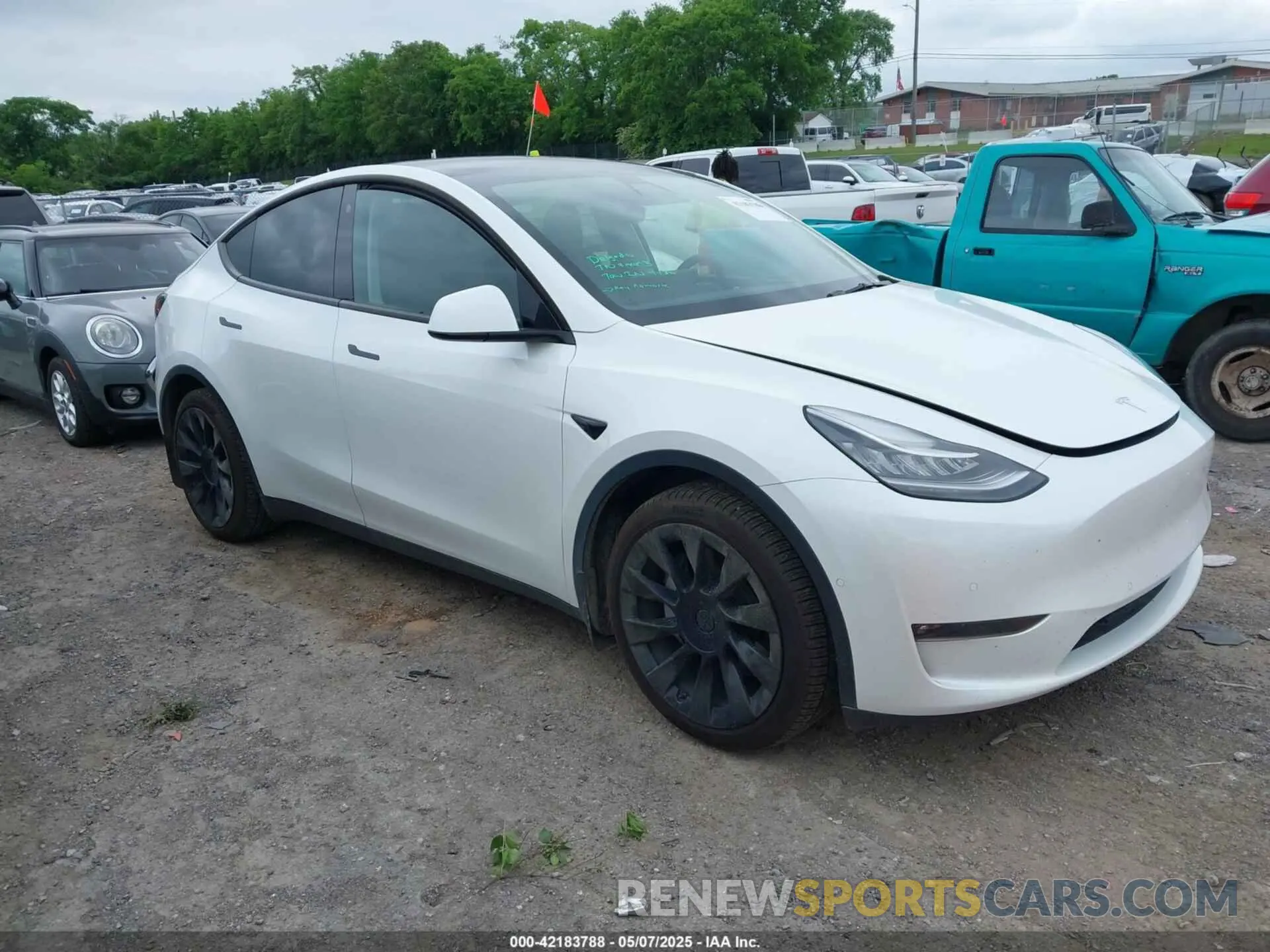 13 Photograph of a damaged car 5YJYGDEE0MF233524 TESLA MODEL Y 2021