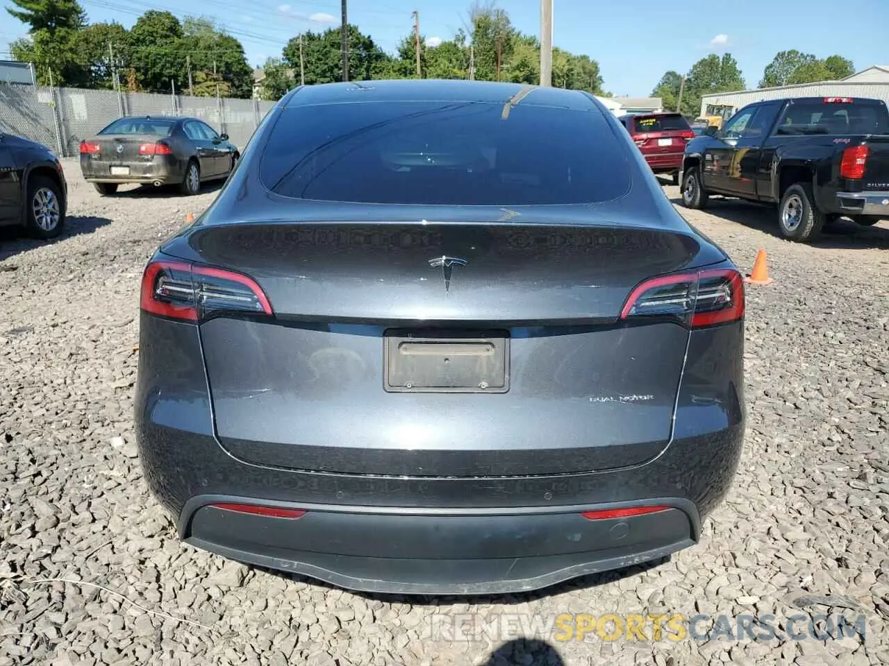6 Photograph of a damaged car 5YJYGDEE0MF243468 TESLA MODEL Y 2021