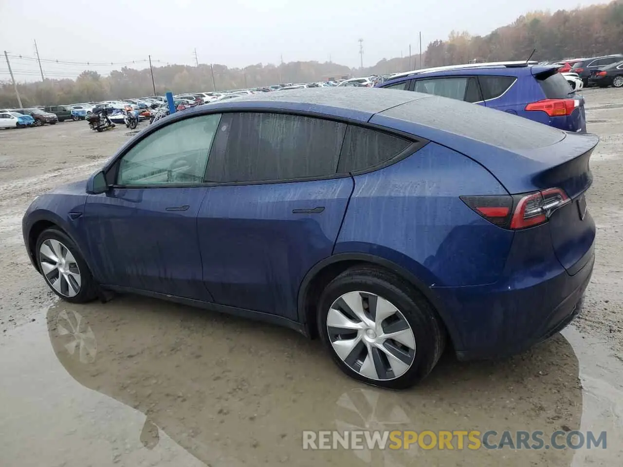 2 Photograph of a damaged car 5YJYGDEE0MF245009 TESLA MODEL Y 2021