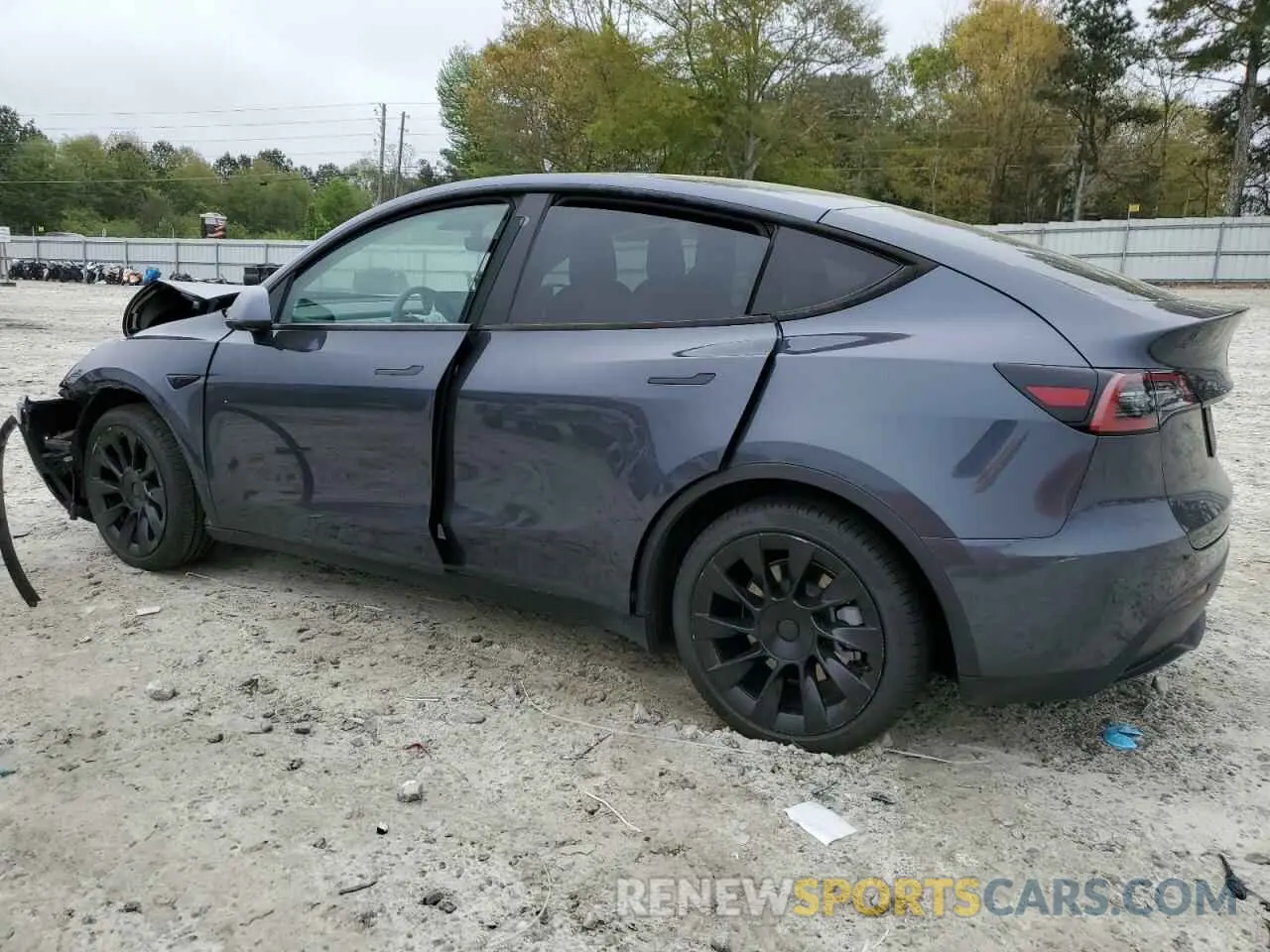 2 Photograph of a damaged car 5YJYGDEE0MF254020 TESLA MODEL Y 2021