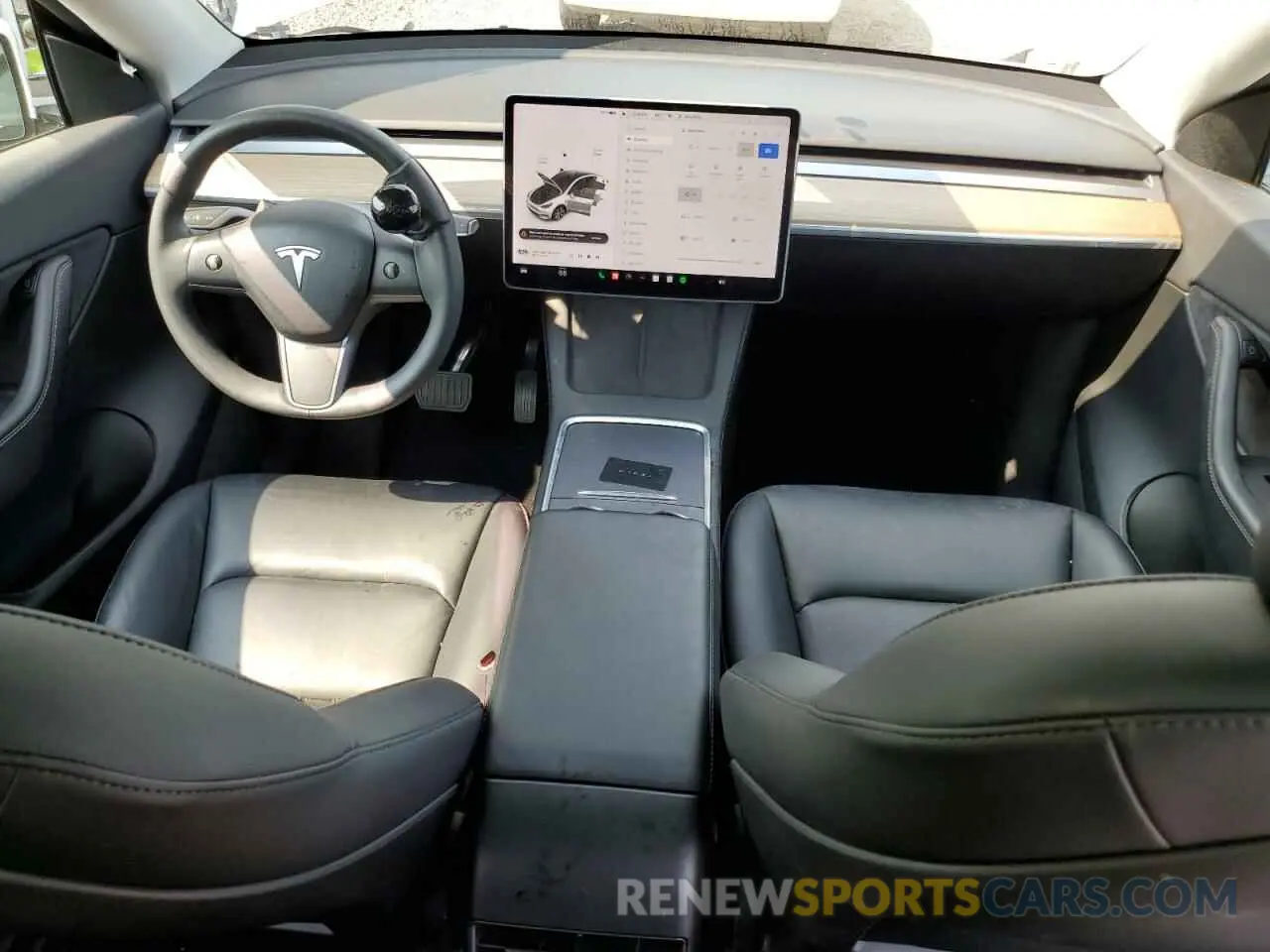 8 Photograph of a damaged car 5YJYGDEE0MF258102 TESLA MODEL Y 2021