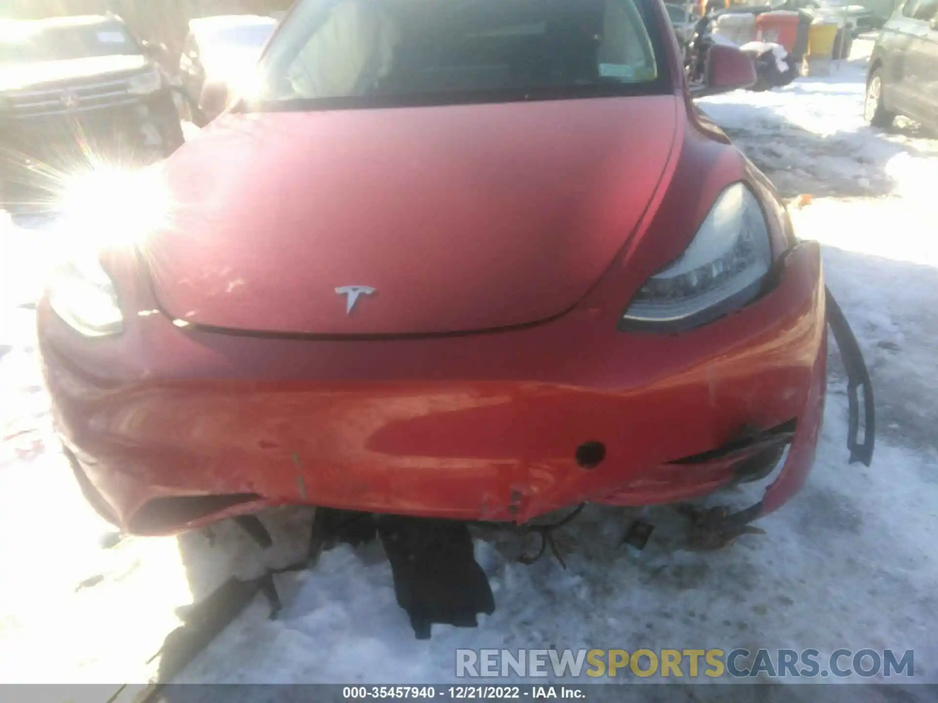 6 Photograph of a damaged car 5YJYGDEE0MF262022 TESLA MODEL Y 2021