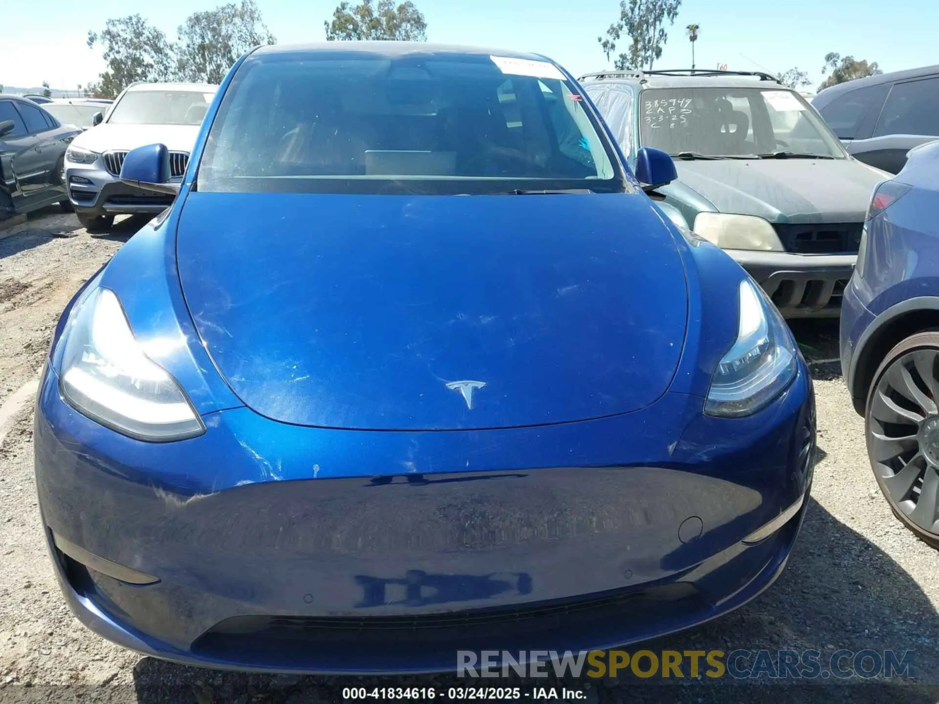 12 Photograph of a damaged car 5YJYGDEE0MF270461 TESLA MODEL Y 2021
