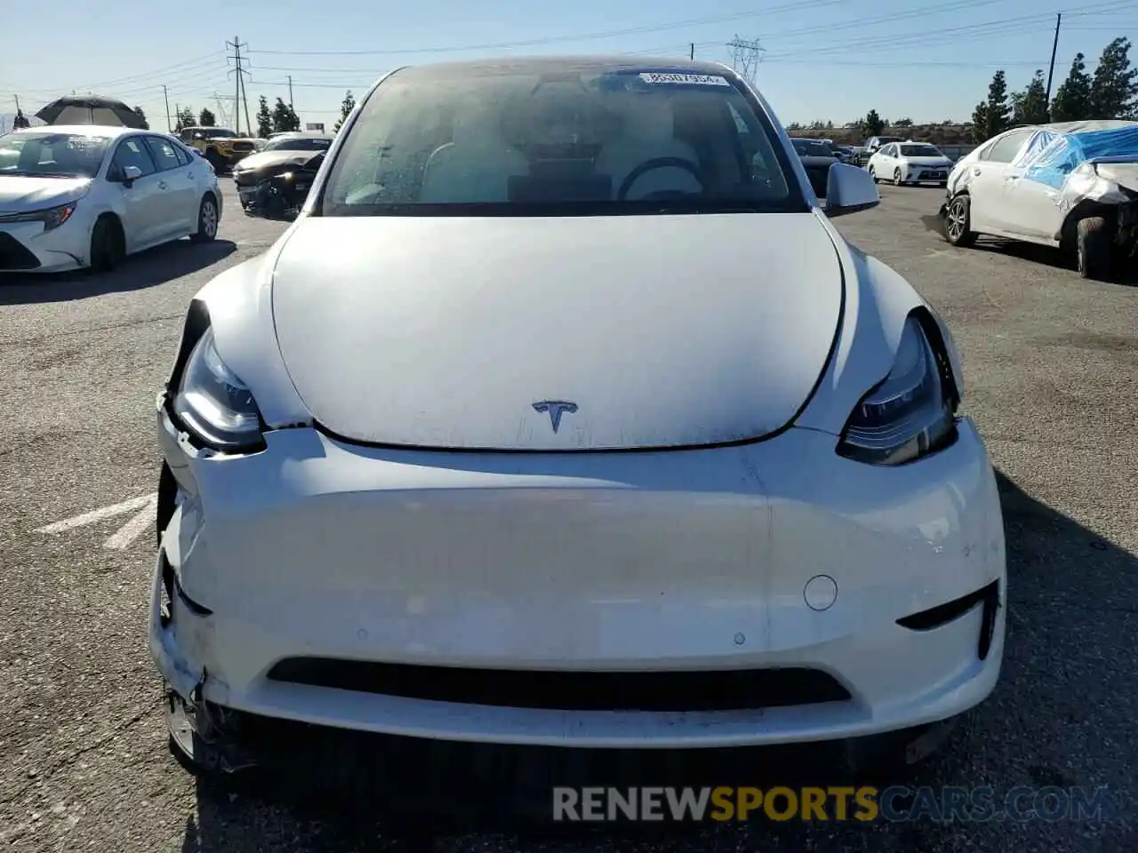 5 Photograph of a damaged car 5YJYGDEE0MF274834 TESLA MODEL Y 2021