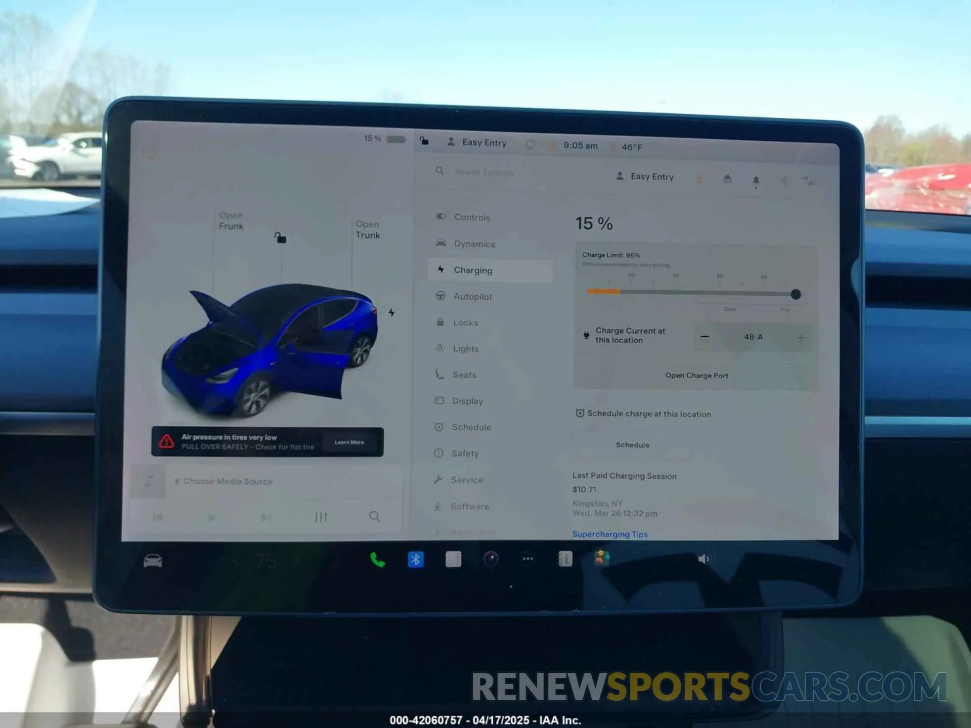 17 Photograph of a damaged car 5YJYGDEE0MF279449 TESLA MODEL Y 2021
