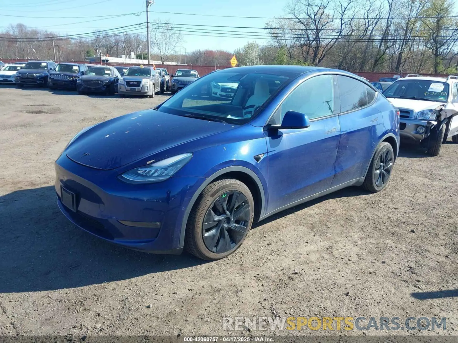 2 Photograph of a damaged car 5YJYGDEE0MF279449 TESLA MODEL Y 2021
