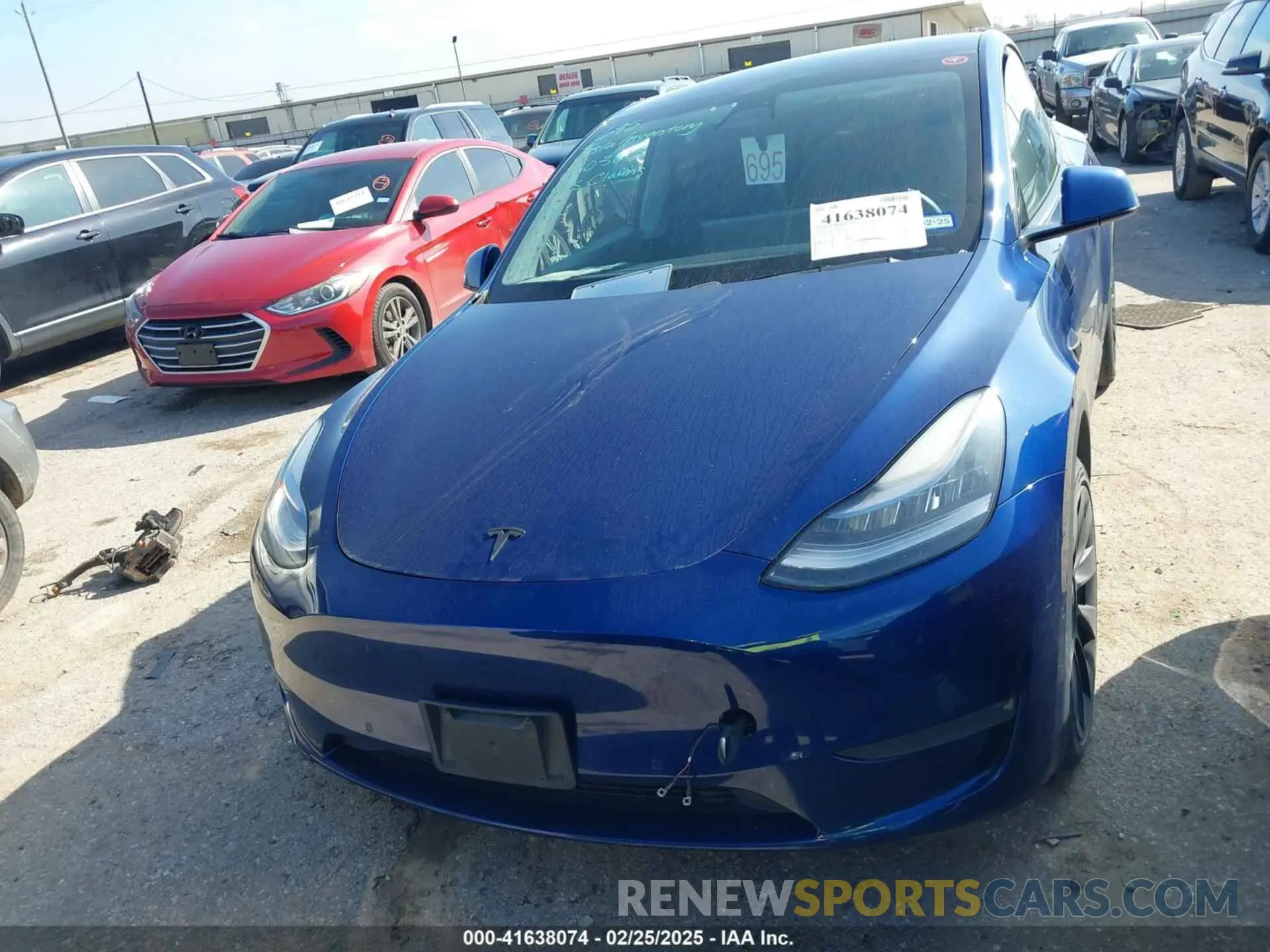 12 Photograph of a damaged car 5YJYGDEE1MF060385 TESLA MODEL Y 2021