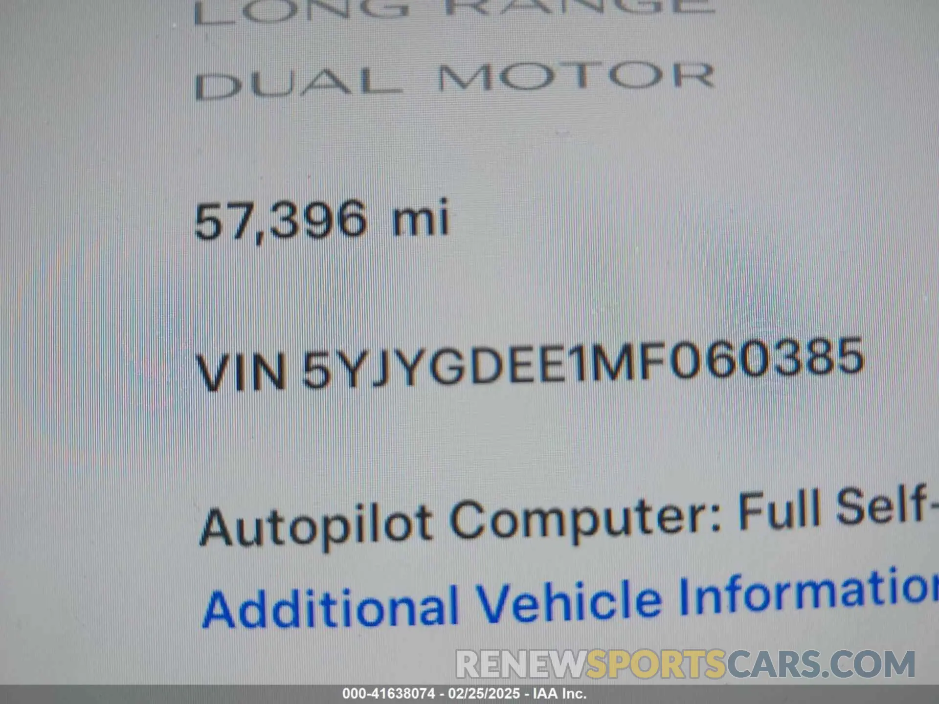 9 Photograph of a damaged car 5YJYGDEE1MF060385 TESLA MODEL Y 2021