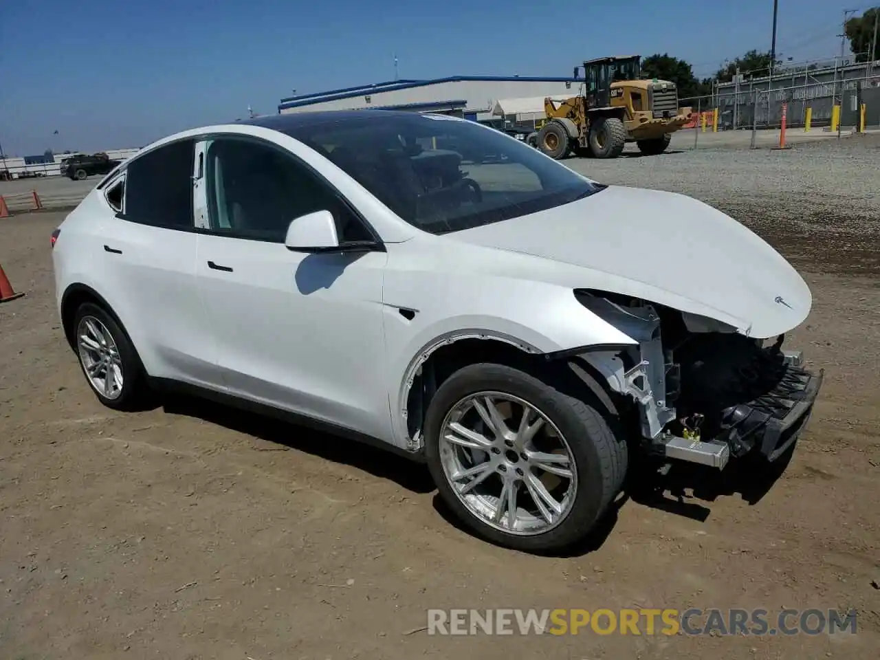 4 Photograph of a damaged car 5YJYGDEE1MF068602 TESLA MODEL Y 2021