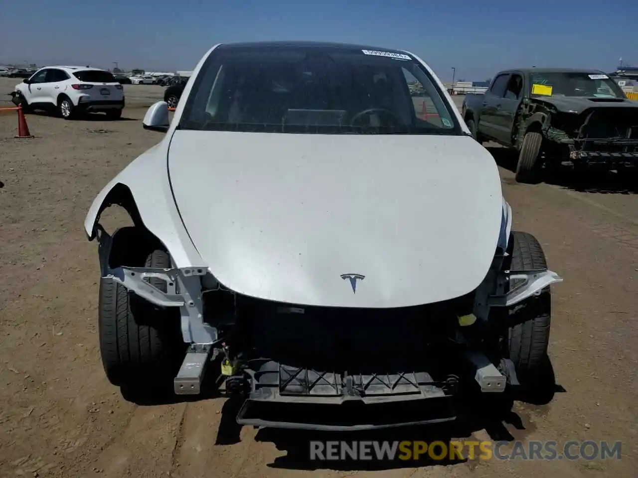 5 Photograph of a damaged car 5YJYGDEE1MF068602 TESLA MODEL Y 2021