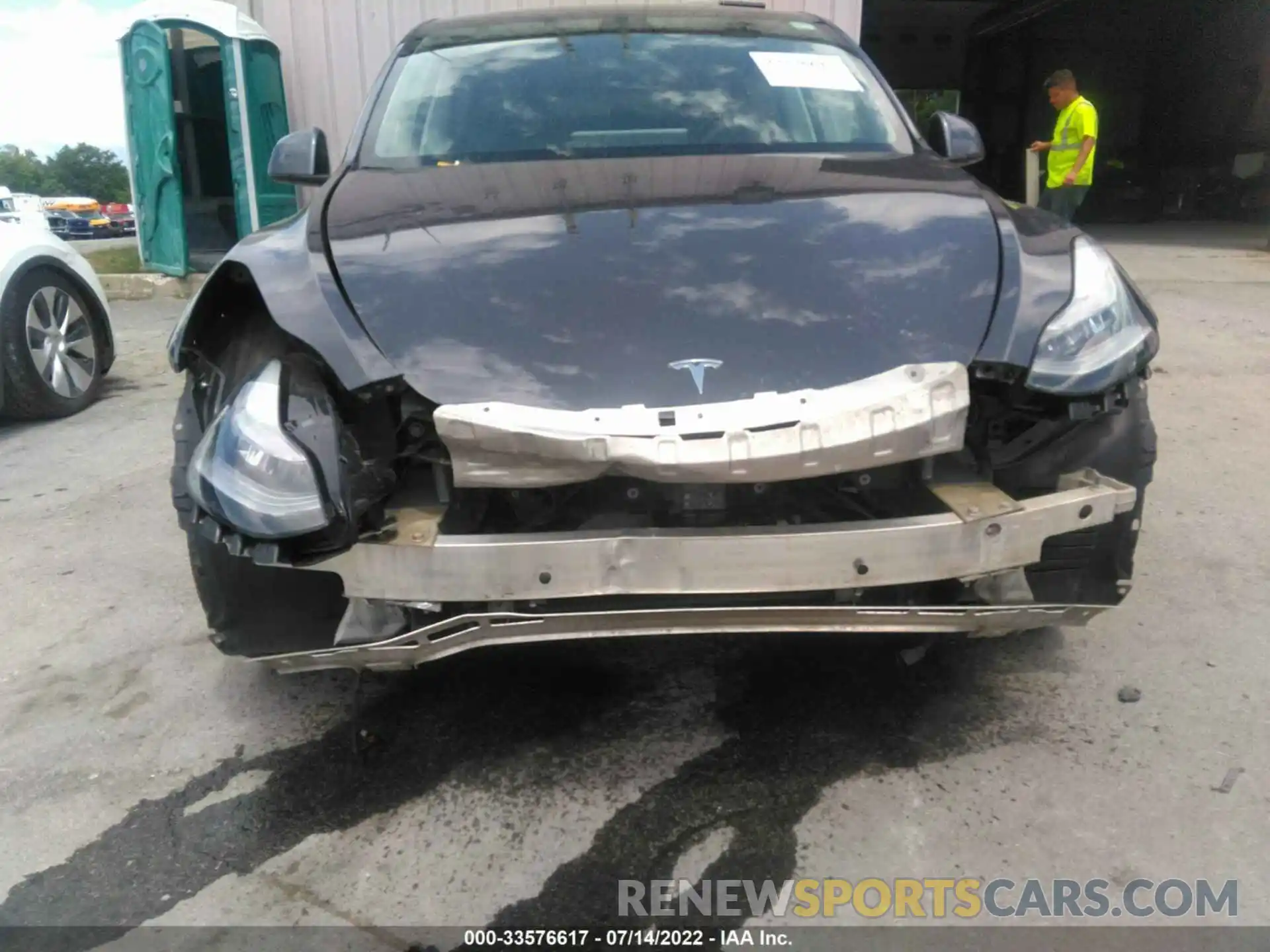 6 Photograph of a damaged car 5YJYGDEE1MF076800 TESLA MODEL Y 2021