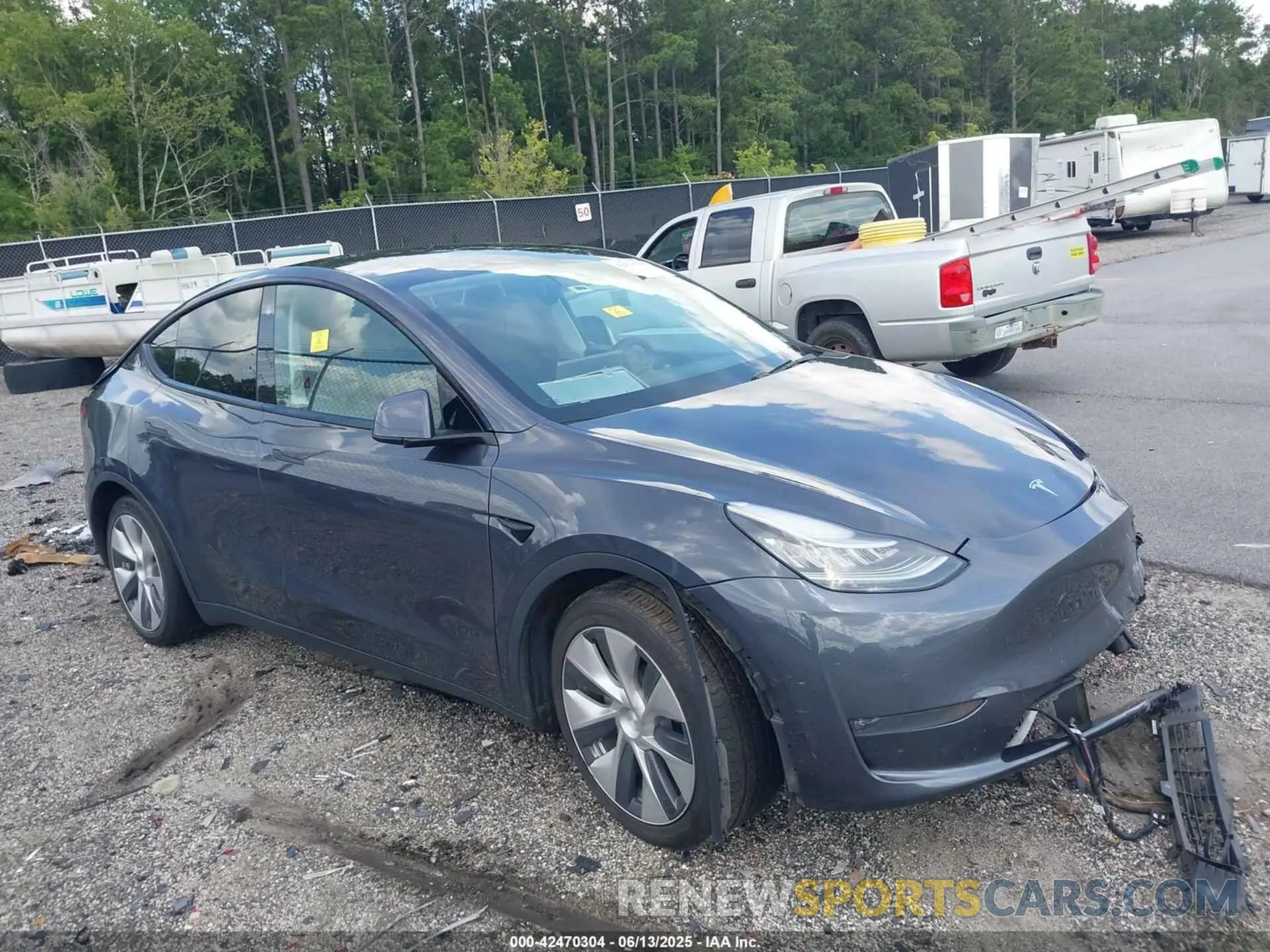 1 Photograph of a damaged car 5YJYGDEE1MF083326 TESLA MODEL Y 2021