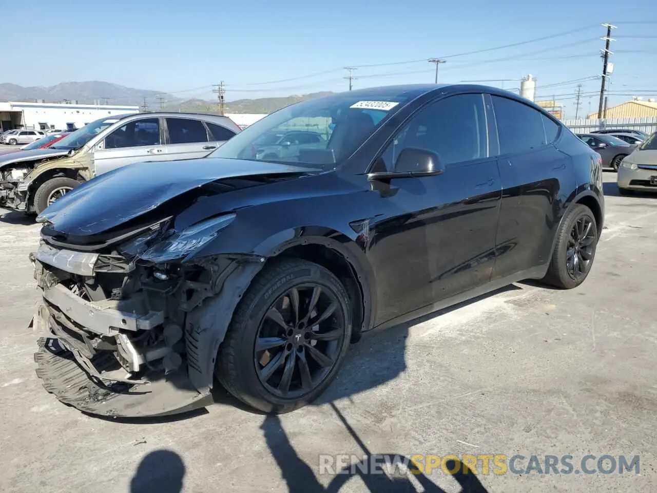 1 Photograph of a damaged car 5YJYGDEE1MF094164 TESLA MODEL Y 2021