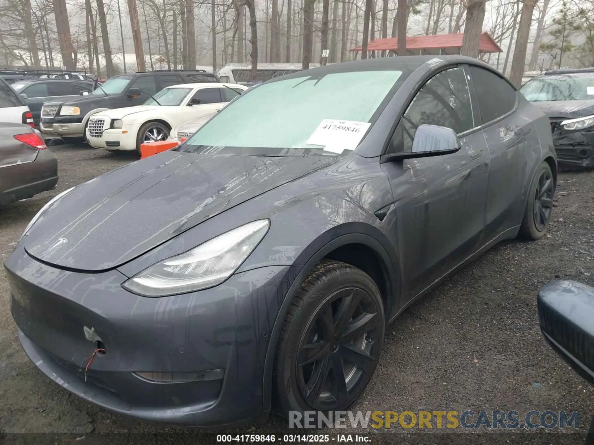 2 Photograph of a damaged car 5YJYGDEE1MF100013 TESLA MODEL Y 2021