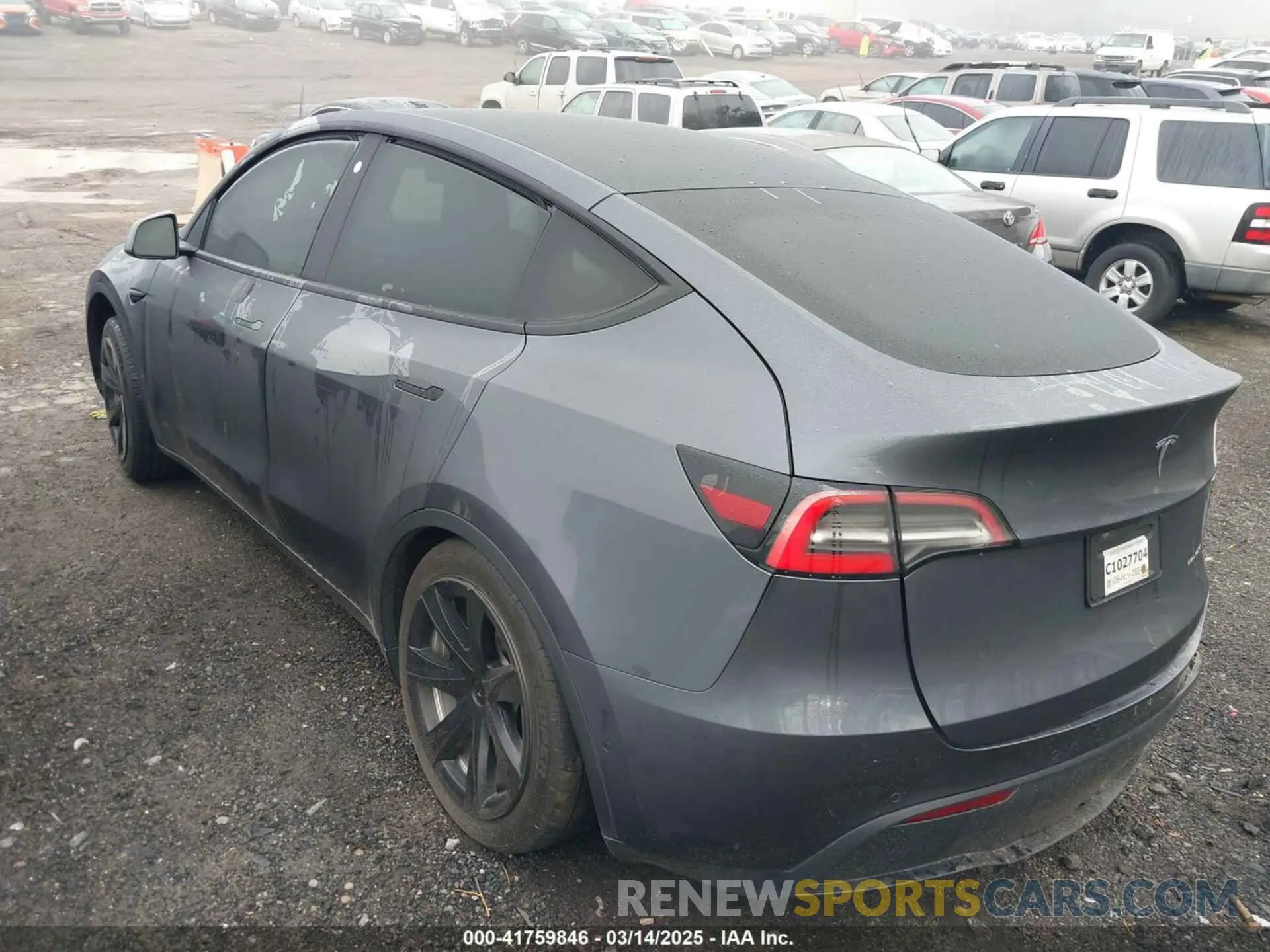 3 Photograph of a damaged car 5YJYGDEE1MF100013 TESLA MODEL Y 2021