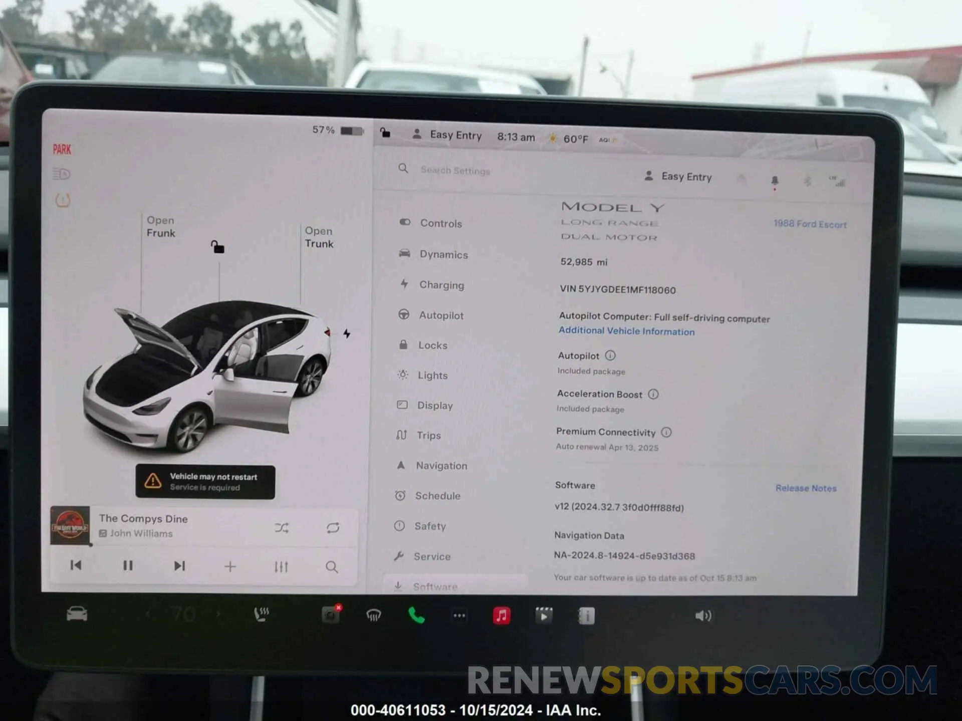 7 Photograph of a damaged car 5YJYGDEE1MF118060 TESLA MODEL Y 2021