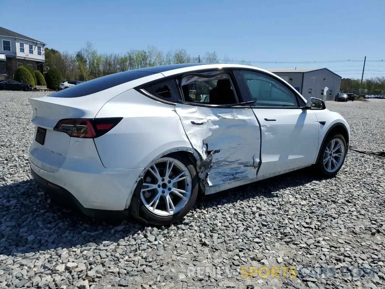 3 Photograph of a damaged car 5YJYGDEE1MF119872 TESLA MODEL Y 2021