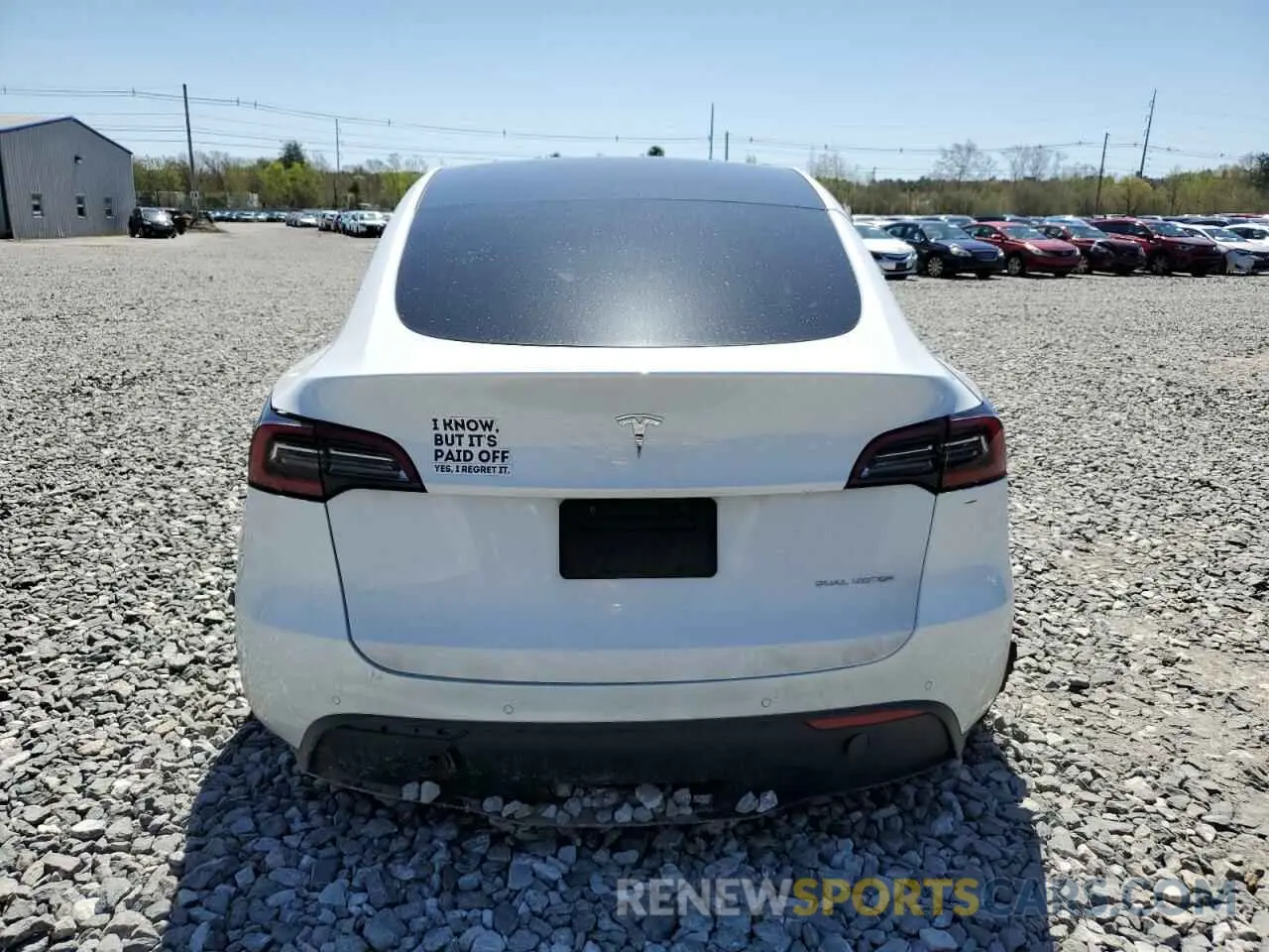 6 Photograph of a damaged car 5YJYGDEE1MF119872 TESLA MODEL Y 2021