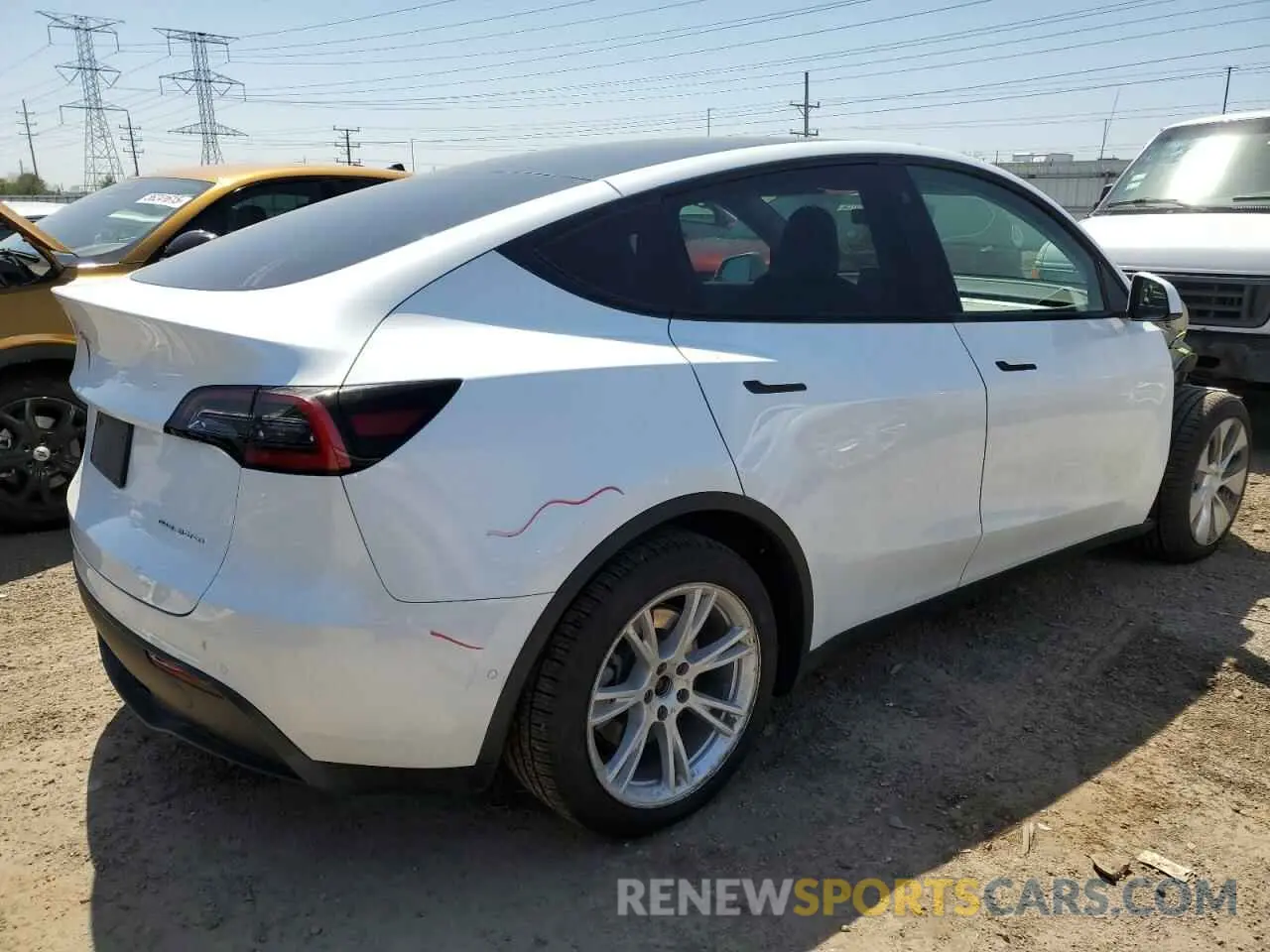 3 Photograph of a damaged car 5YJYGDEE1MF131536 TESLA MODEL Y 2021