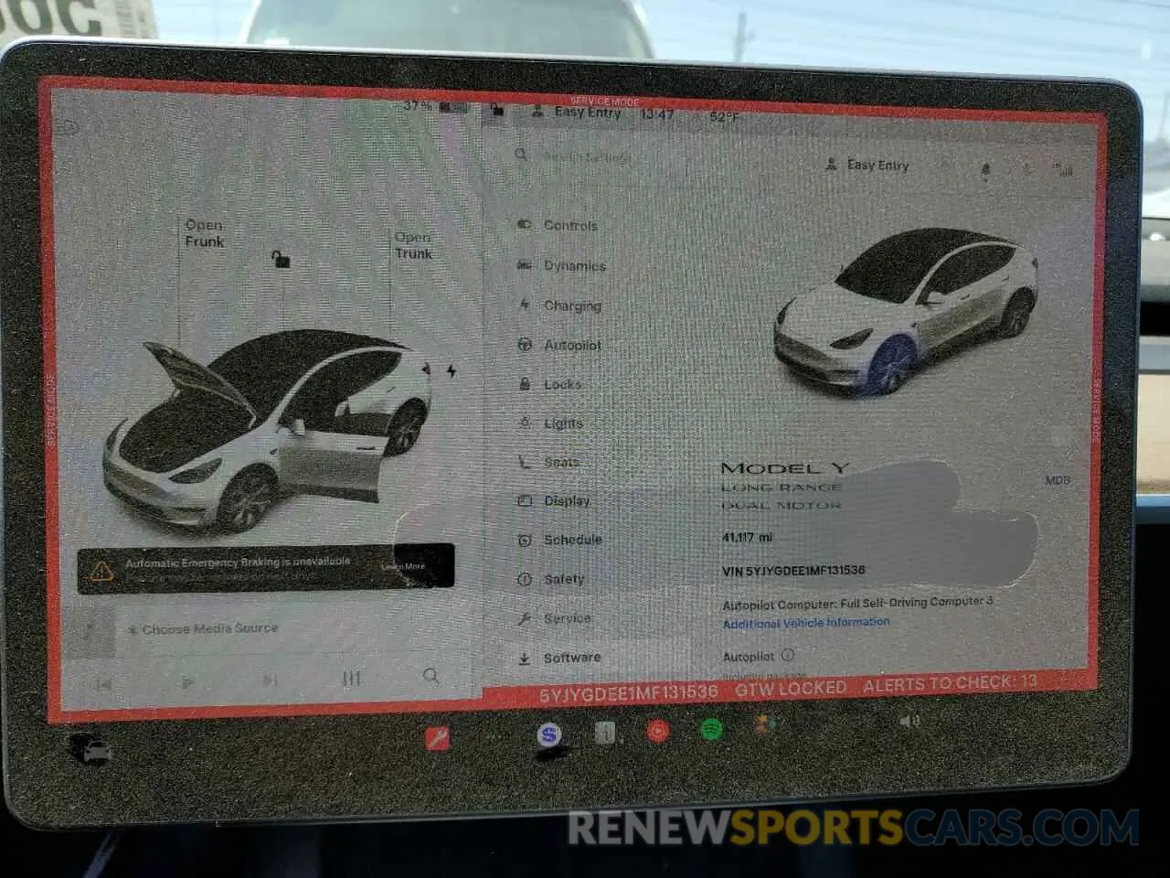 9 Photograph of a damaged car 5YJYGDEE1MF131536 TESLA MODEL Y 2021