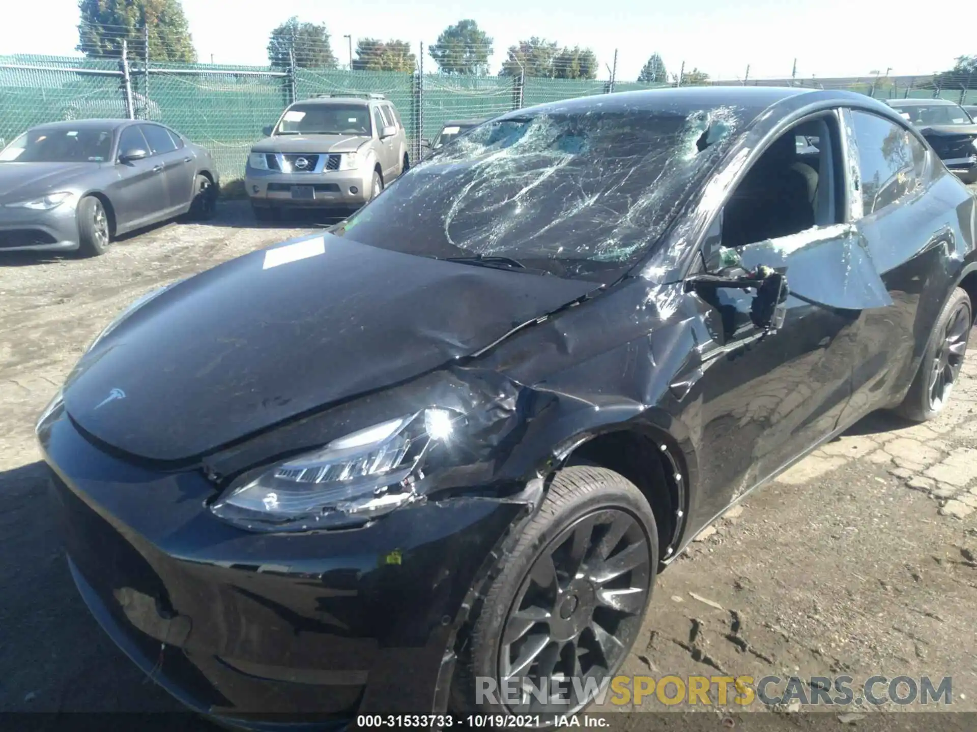 6 Photograph of a damaged car 5YJYGDEE1MF141483 TESLA MODEL Y 2021