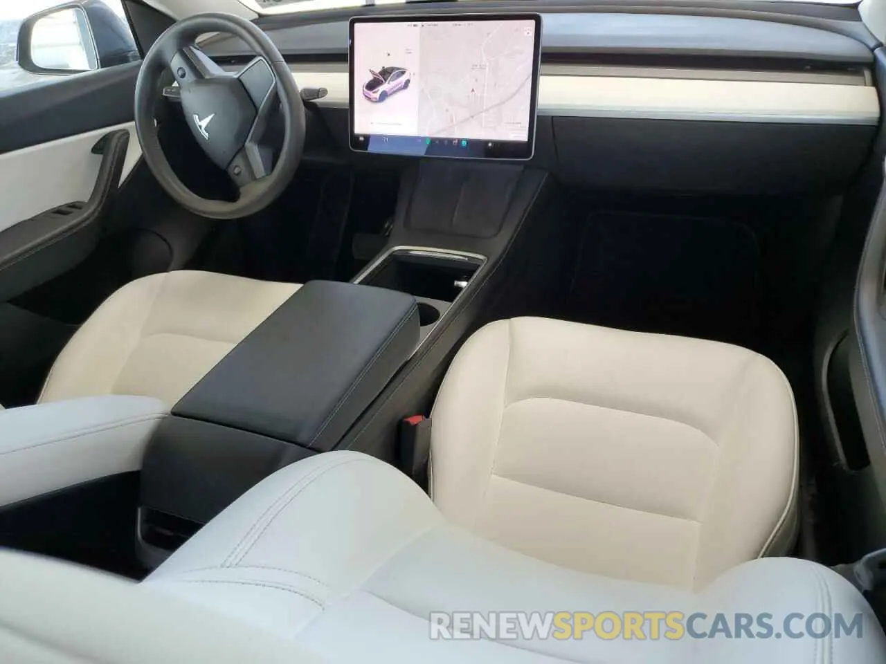 8 Photograph of a damaged car 5YJYGDEE1MF141631 TESLA MODEL Y 2021