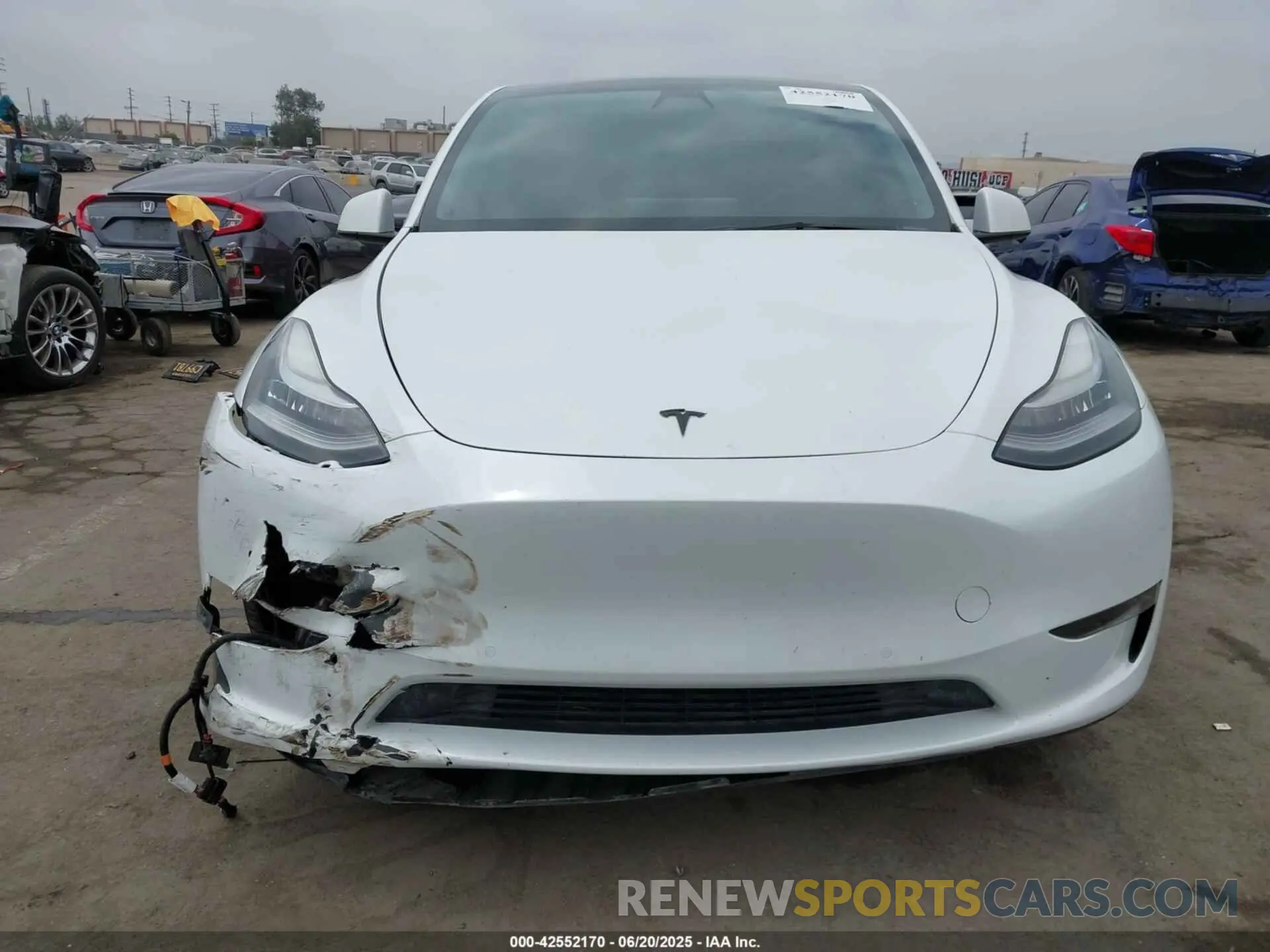 12 Photograph of a damaged car 5YJYGDEE1MF146540 TESLA MODEL Y 2021