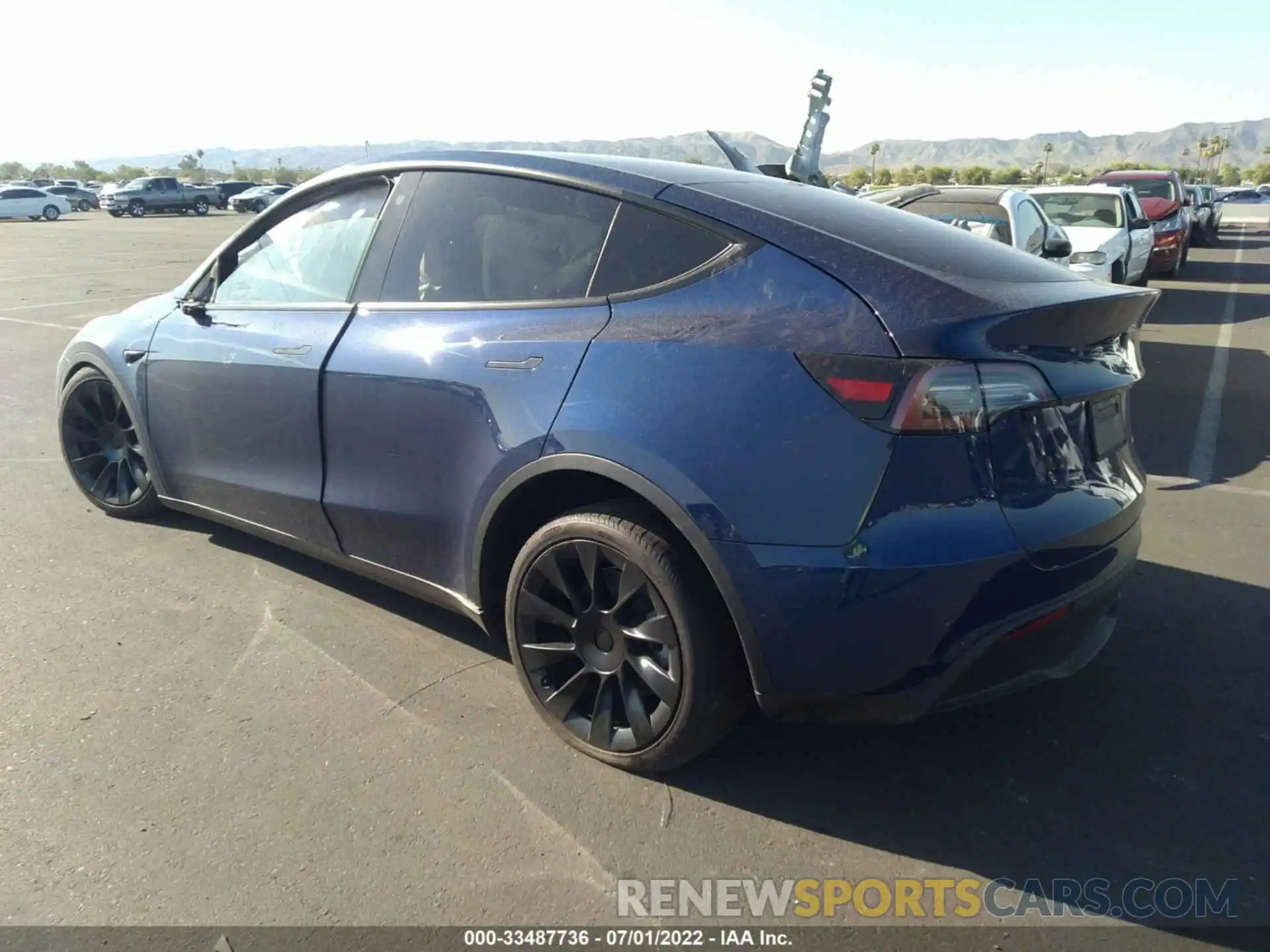 3 Photograph of a damaged car 5YJYGDEE1MF157229 TESLA MODEL Y 2021