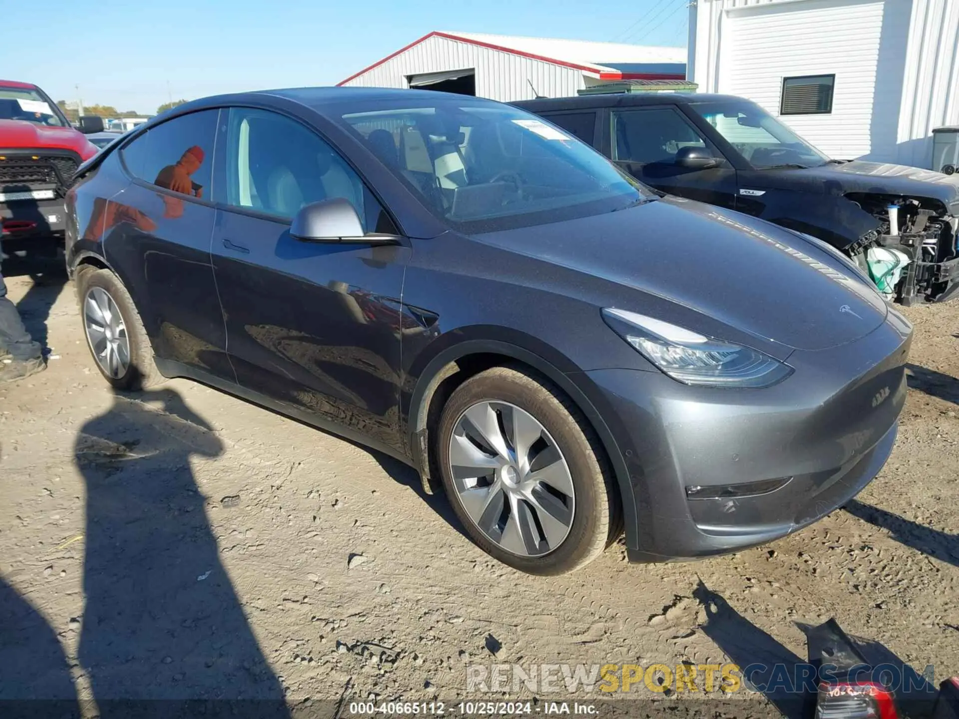 1 Photograph of a damaged car 5YJYGDEE1MF176900 TESLA MODEL Y 2021