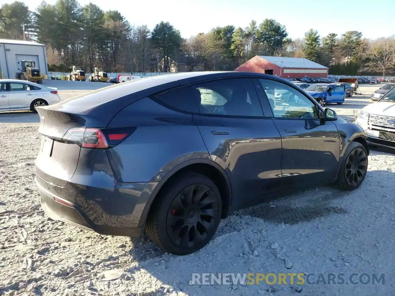 3 Photograph of a damaged car 5YJYGDEE1MF182048 TESLA MODEL Y 2021