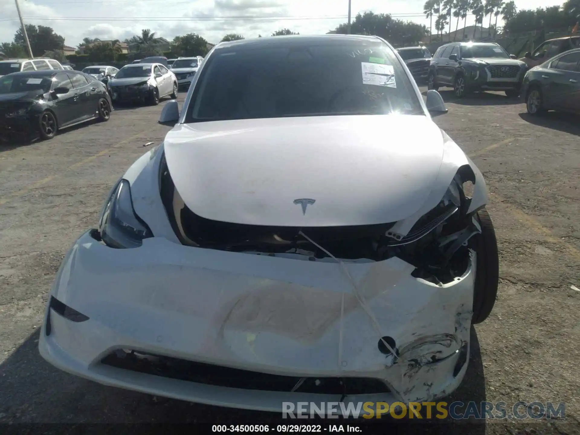 6 Photograph of a damaged car 5YJYGDEE1MF187041 TESLA MODEL Y 2021