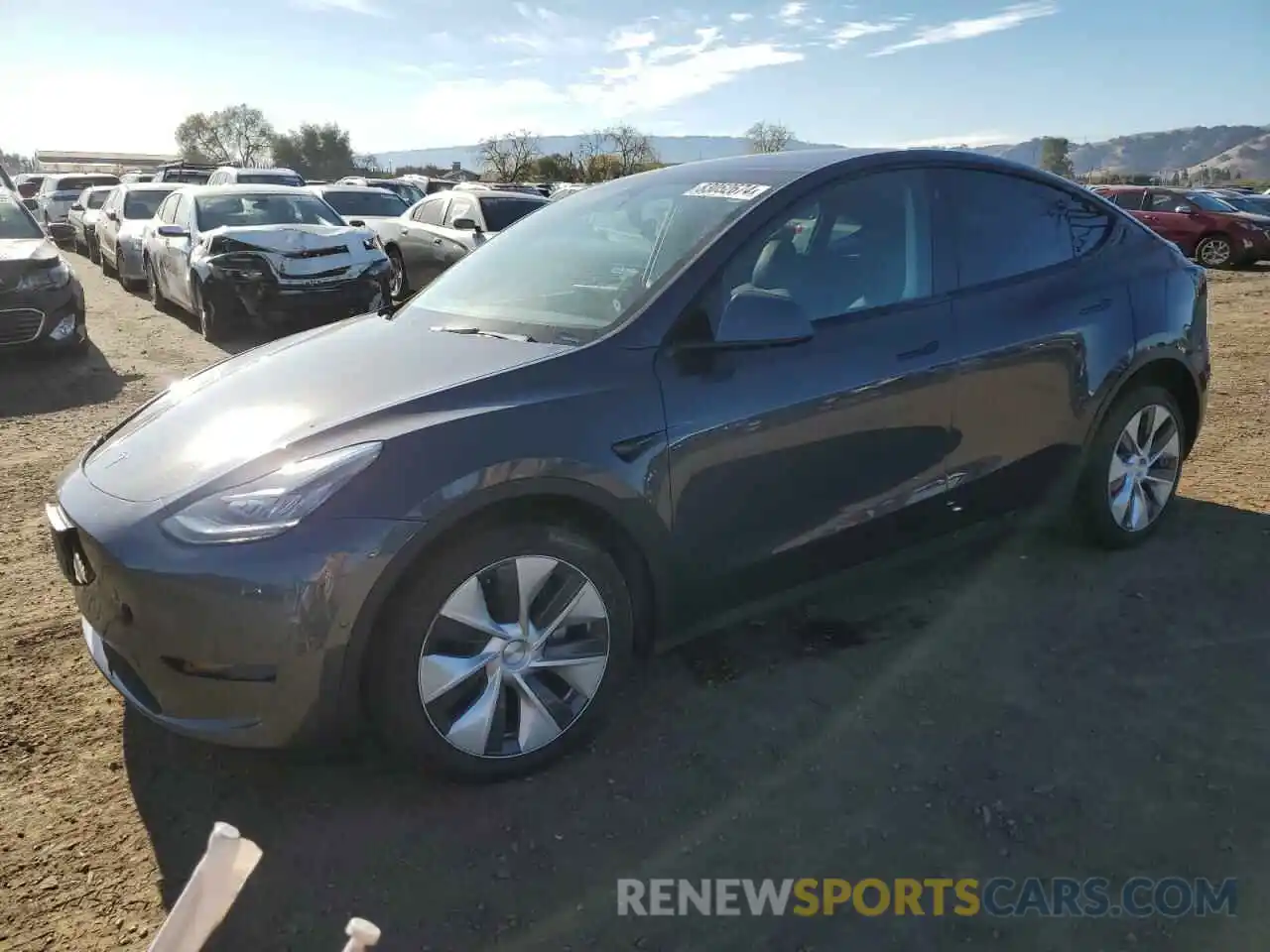 1 Photograph of a damaged car 5YJYGDEE1MF188562 TESLA MODEL Y 2021