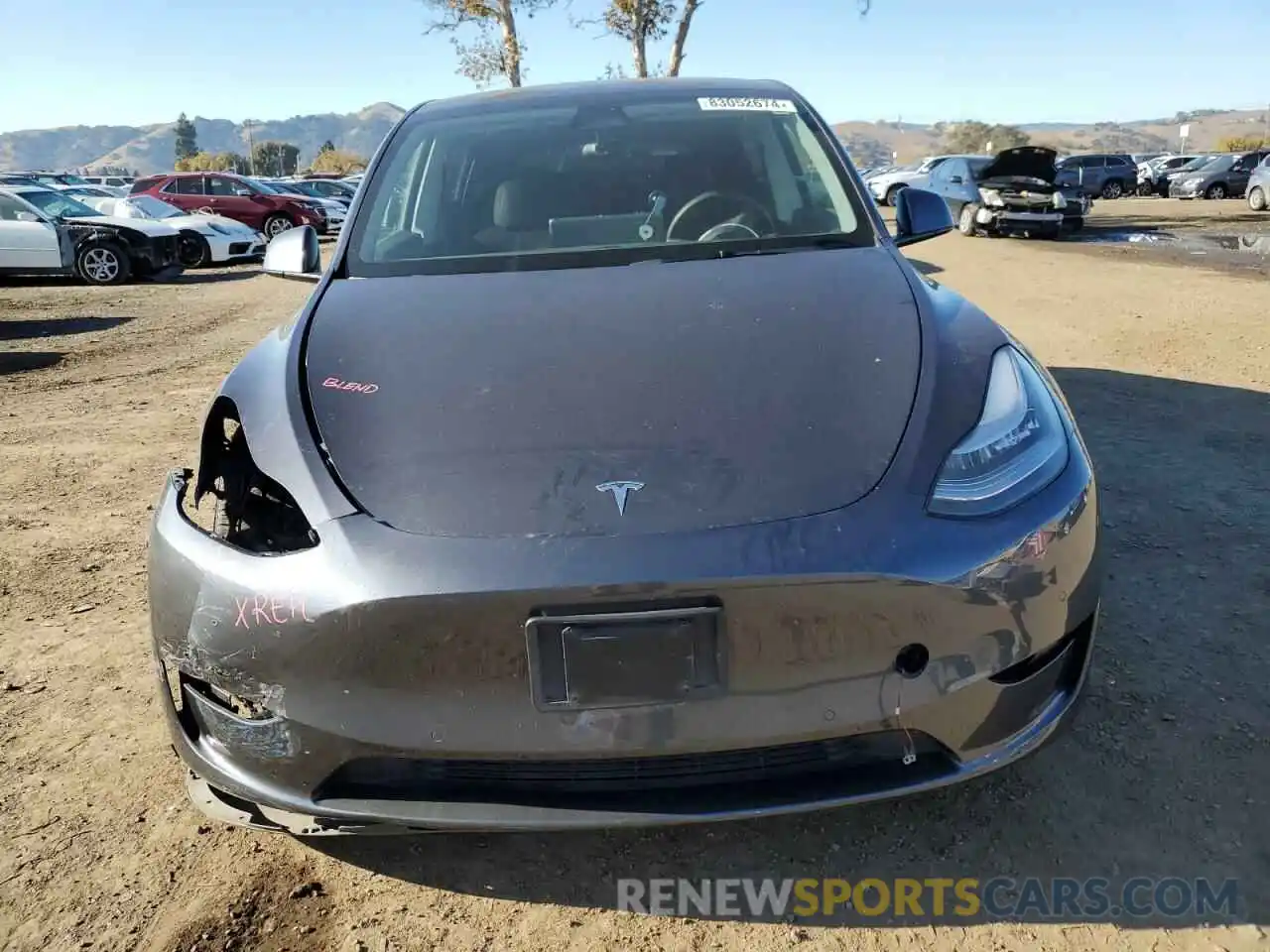 5 Photograph of a damaged car 5YJYGDEE1MF188562 TESLA MODEL Y 2021