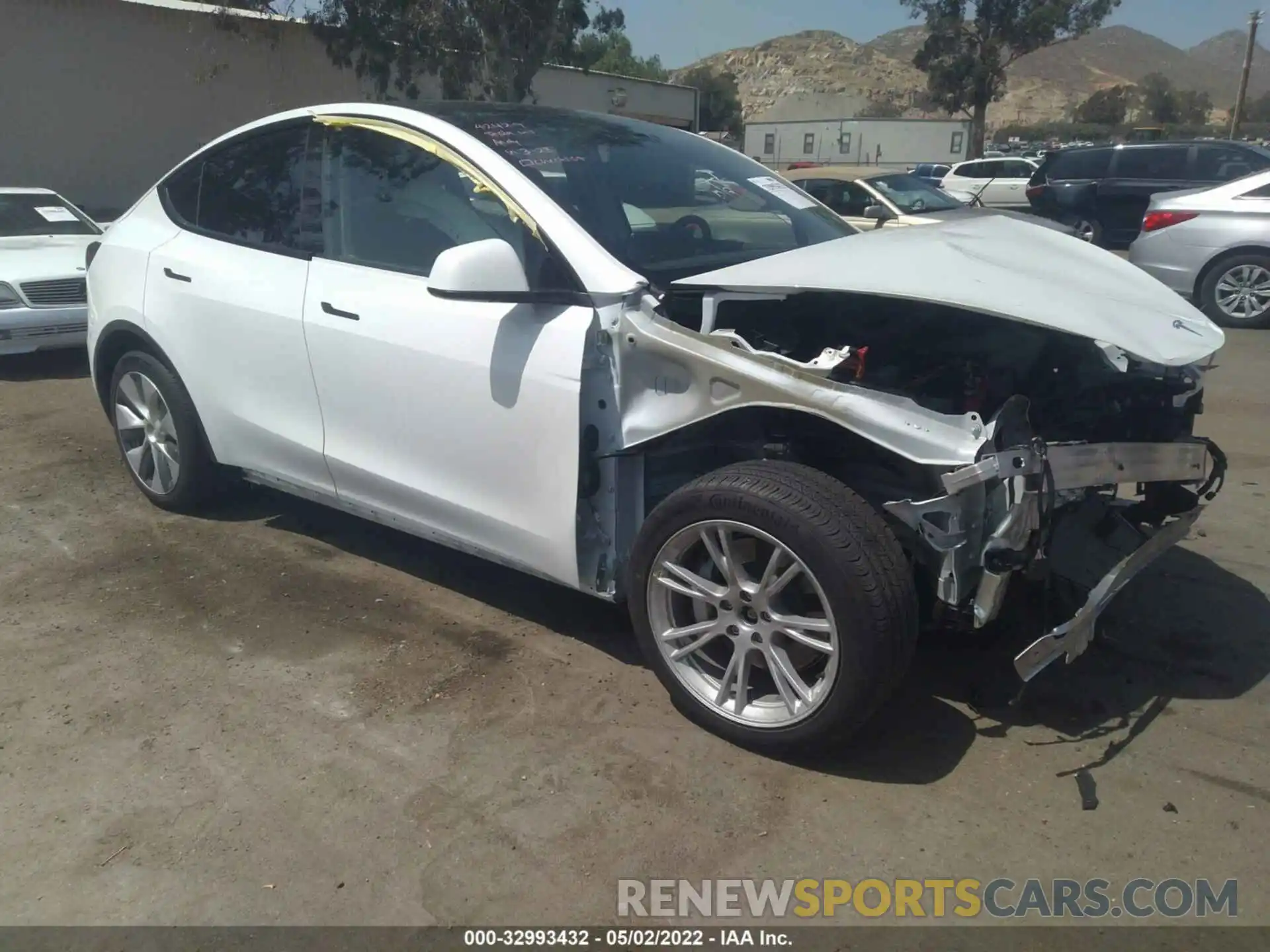 1 Photograph of a damaged car 5YJYGDEE1MF207563 TESLA MODEL Y 2021