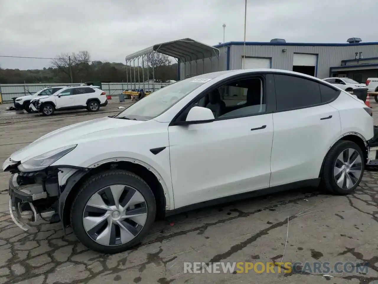 1 Photograph of a damaged car 5YJYGDEE1MF245536 TESLA MODEL Y 2021