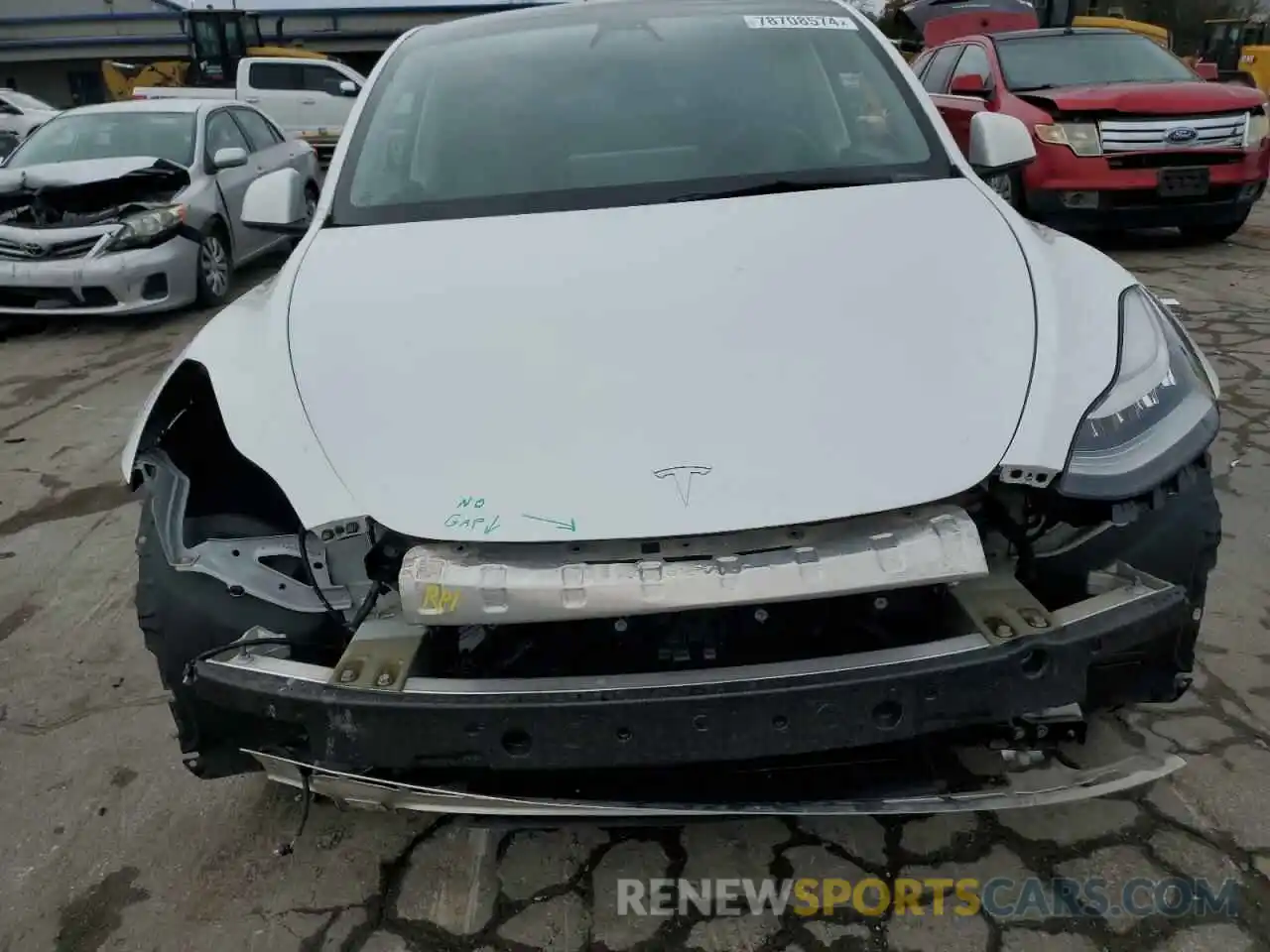 5 Photograph of a damaged car 5YJYGDEE1MF245536 TESLA MODEL Y 2021