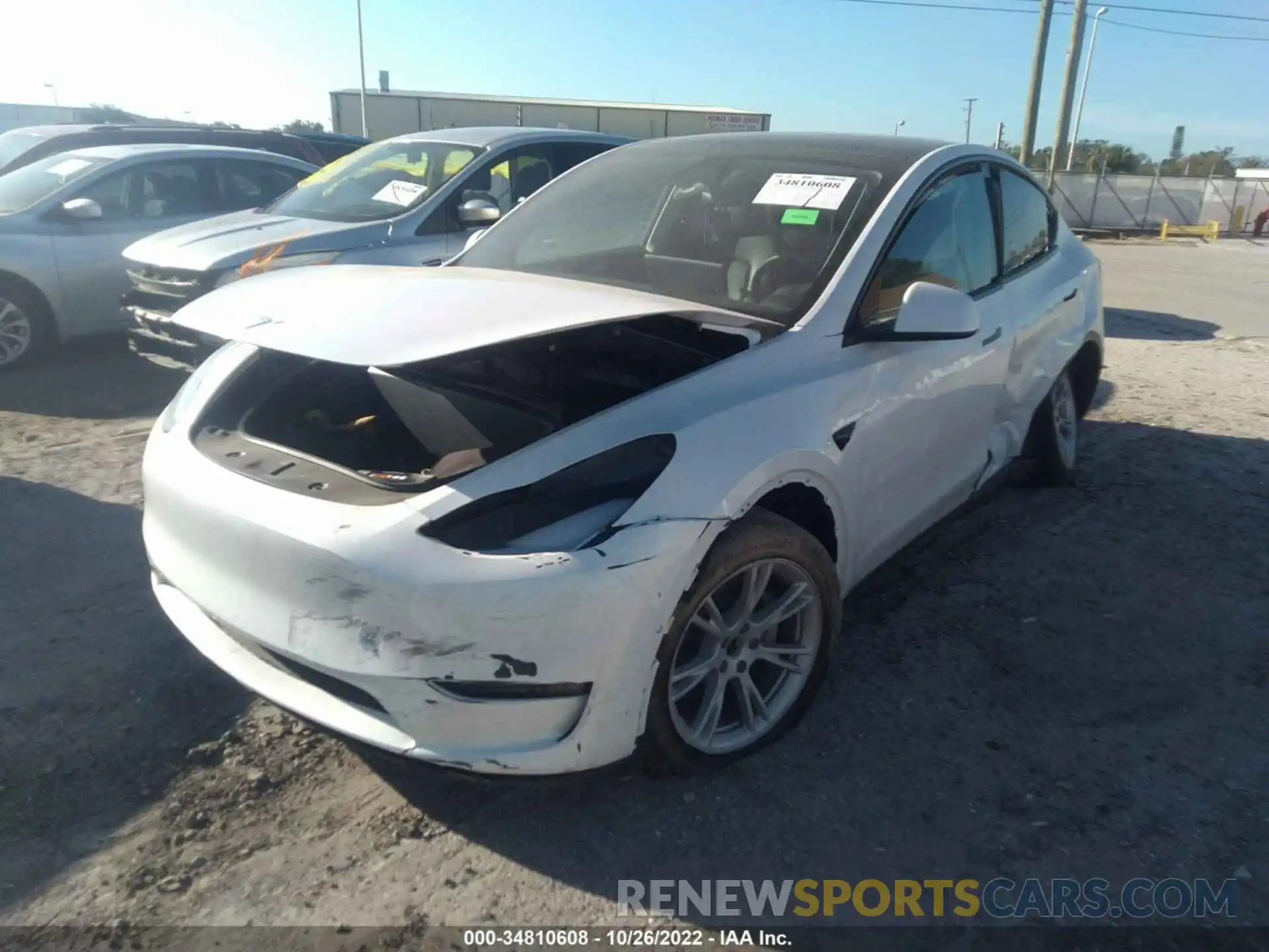 6 Photograph of a damaged car 5YJYGDEE1MF263129 TESLA MODEL Y 2021