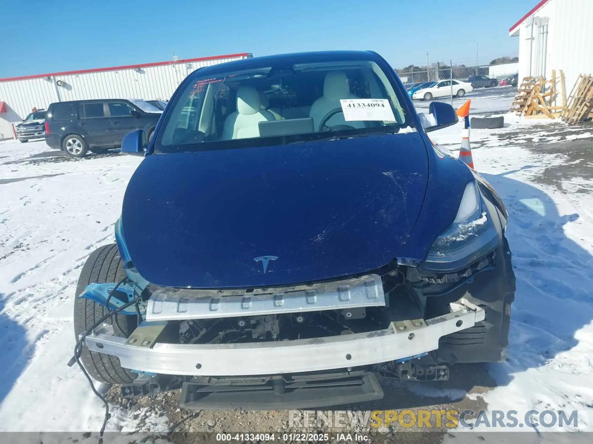 12 Photograph of a damaged car 5YJYGDEE1MF263549 TESLA MODEL Y 2021