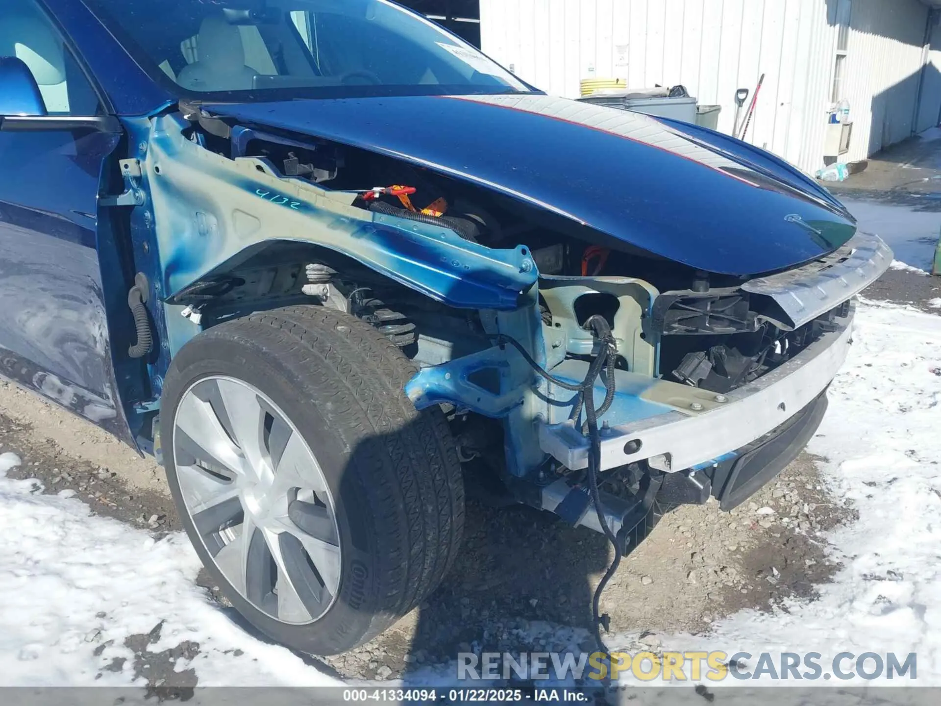 6 Photograph of a damaged car 5YJYGDEE1MF263549 TESLA MODEL Y 2021