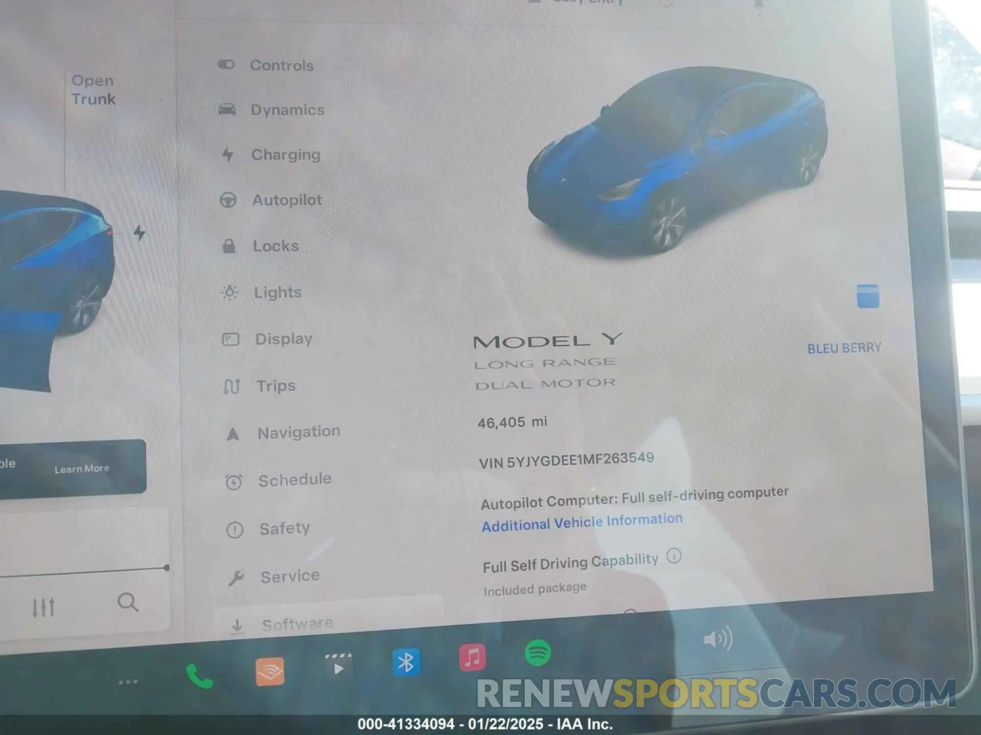 7 Photograph of a damaged car 5YJYGDEE1MF263549 TESLA MODEL Y 2021
