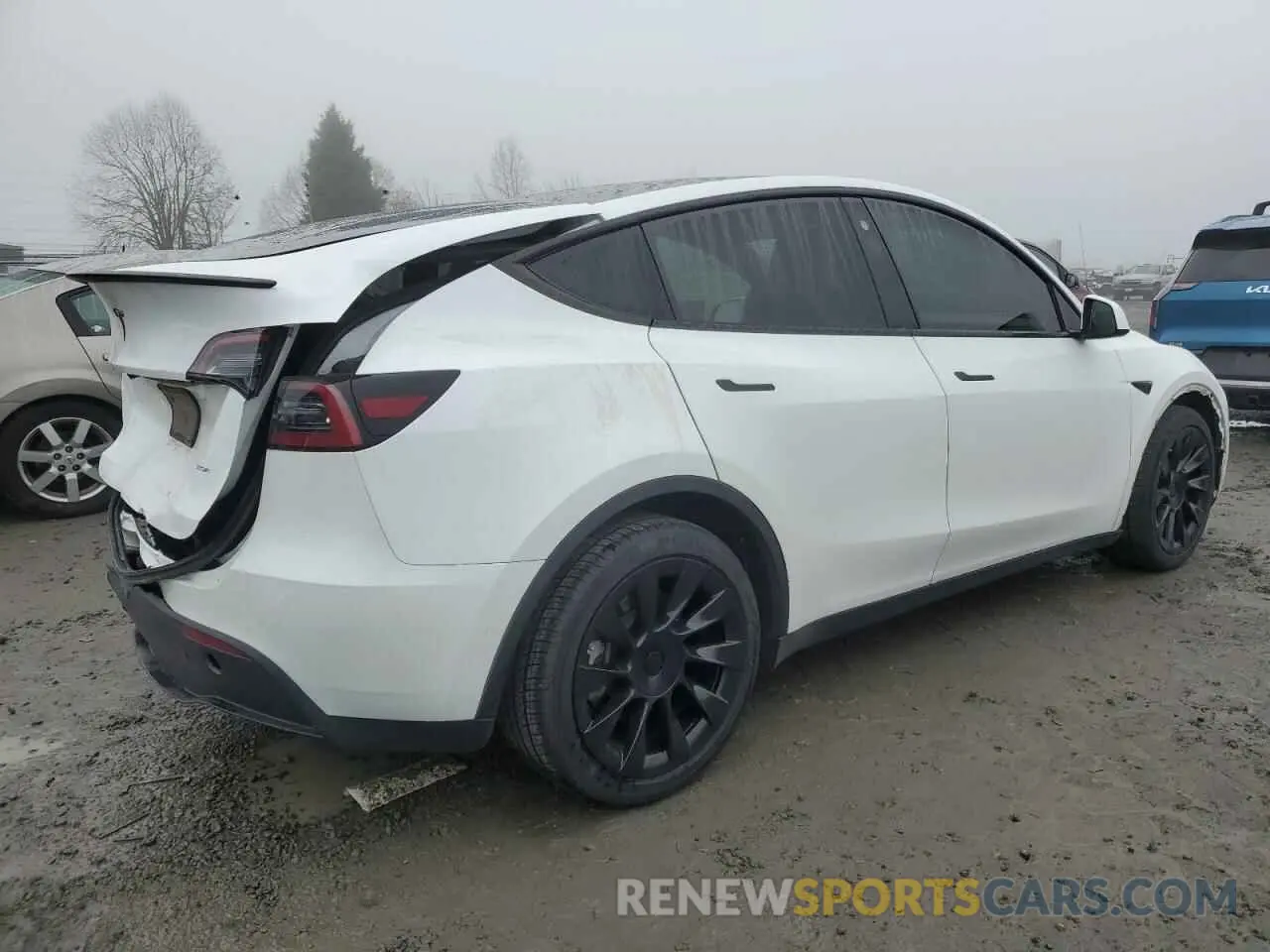3 Photograph of a damaged car 5YJYGDEE1MF267004 TESLA MODEL Y 2021