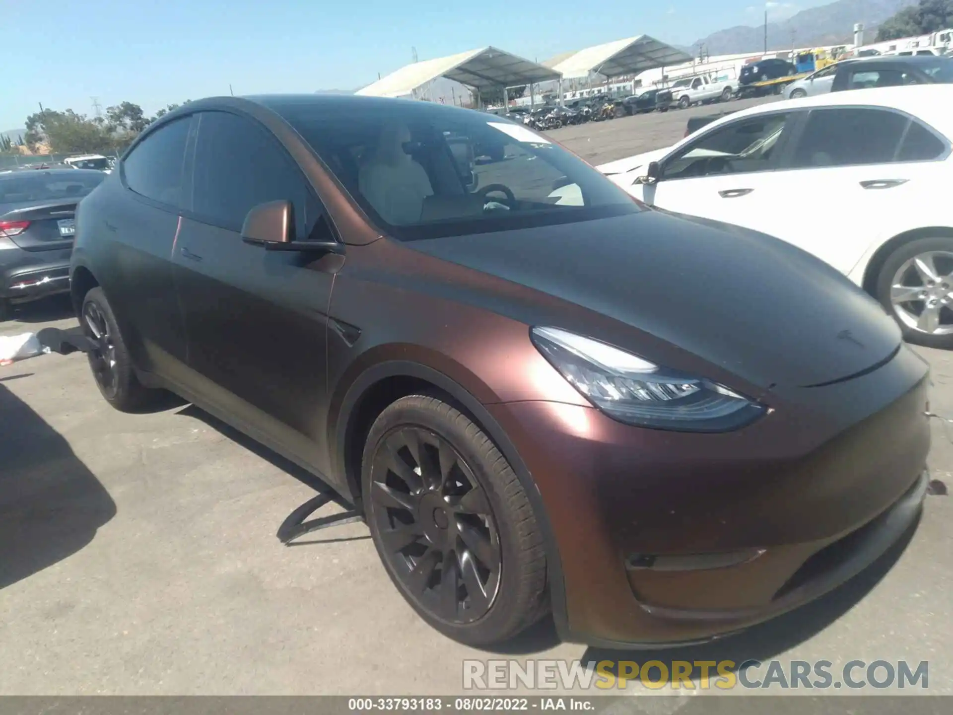 1 Photograph of a damaged car 5YJYGDEE1MF269819 TESLA MODEL Y 2021