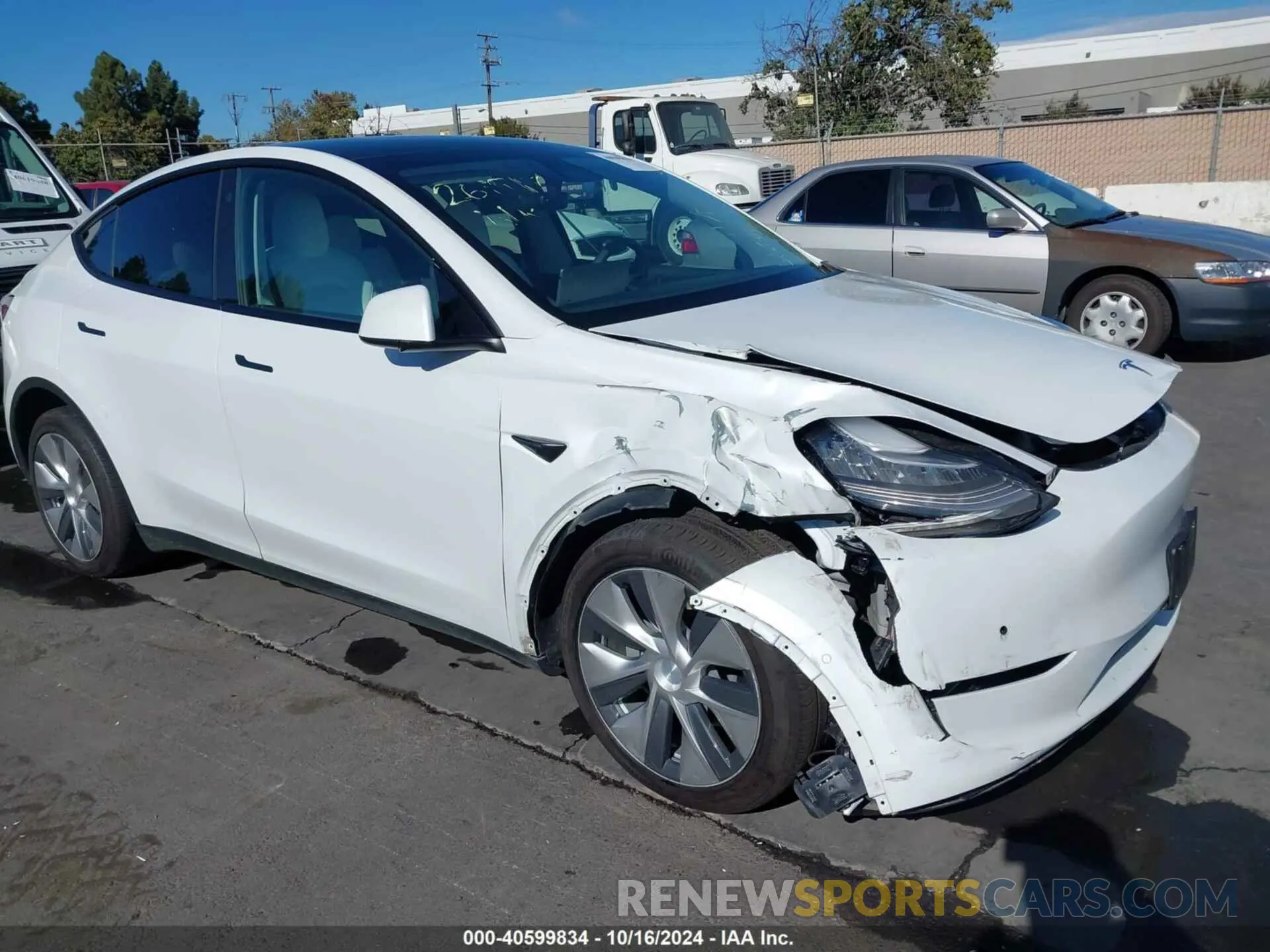 1 Photograph of a damaged car 5YJYGDEE1MF269917 TESLA MODEL Y 2021