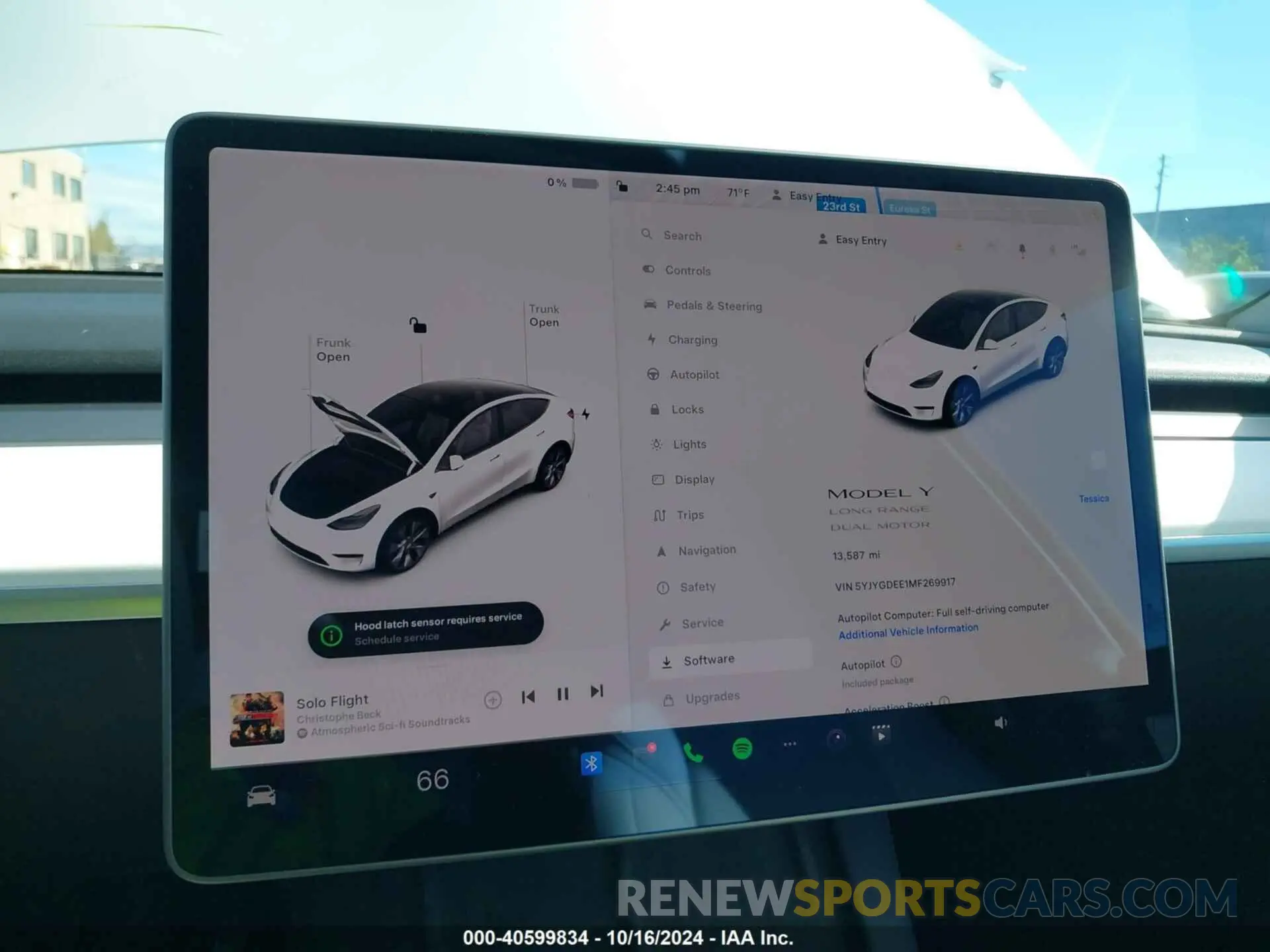 17 Photograph of a damaged car 5YJYGDEE1MF269917 TESLA MODEL Y 2021