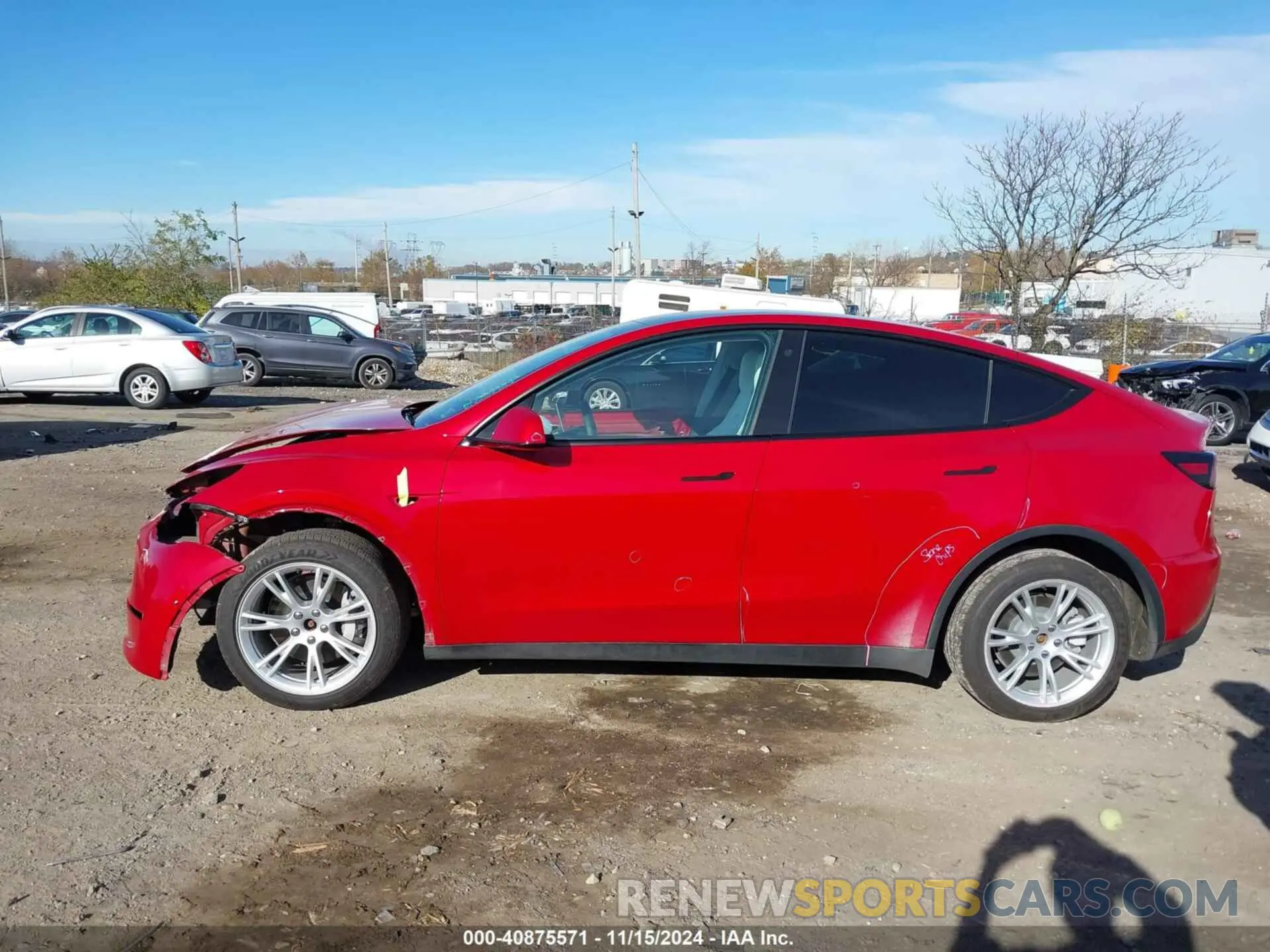 15 Photograph of a damaged car 5YJYGDEE1MF270646 TESLA MODEL Y 2021