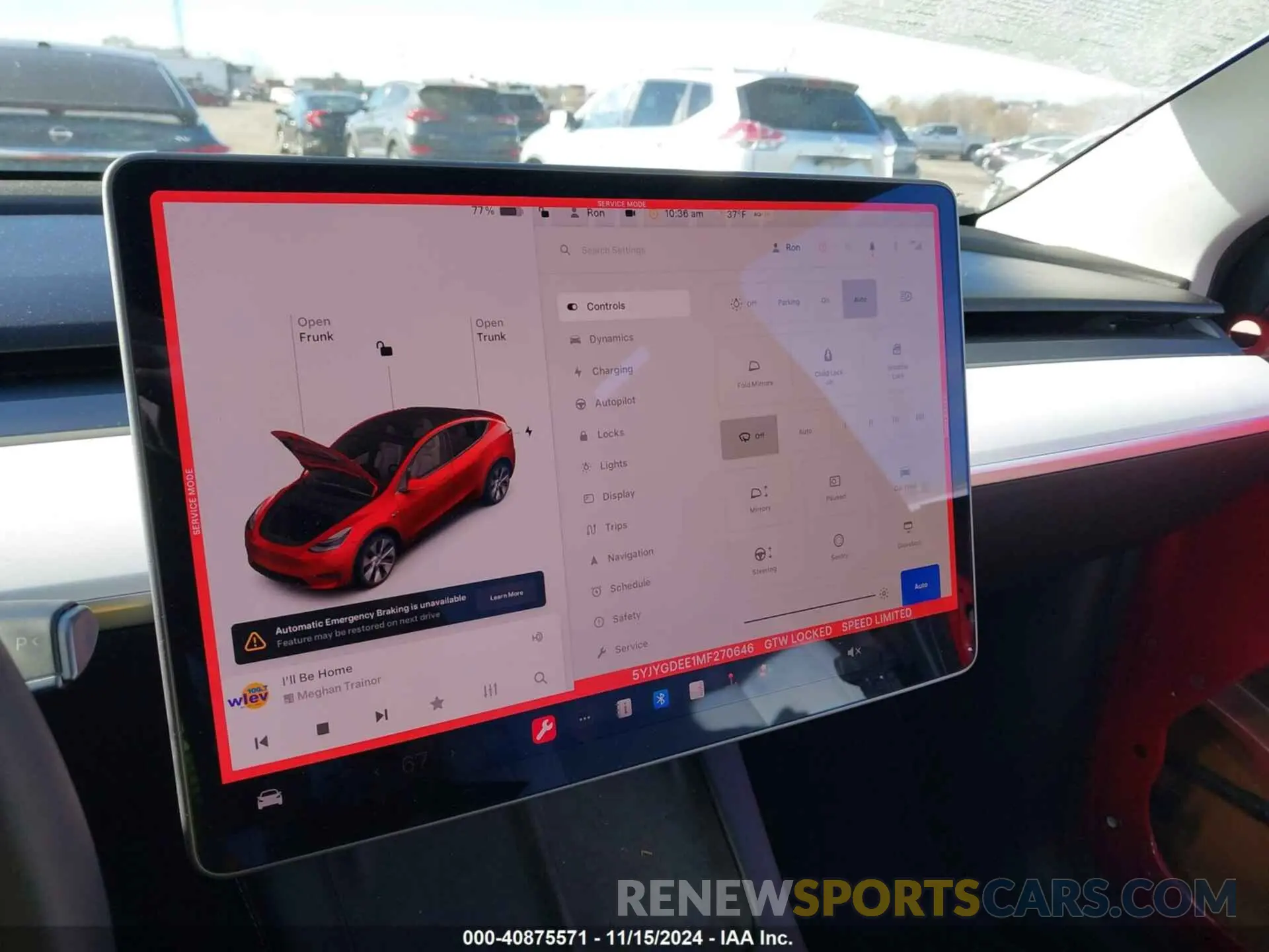 19 Photograph of a damaged car 5YJYGDEE1MF270646 TESLA MODEL Y 2021