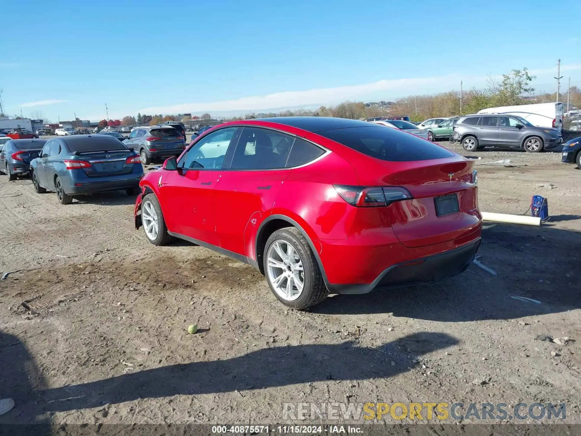3 Photograph of a damaged car 5YJYGDEE1MF270646 TESLA MODEL Y 2021
